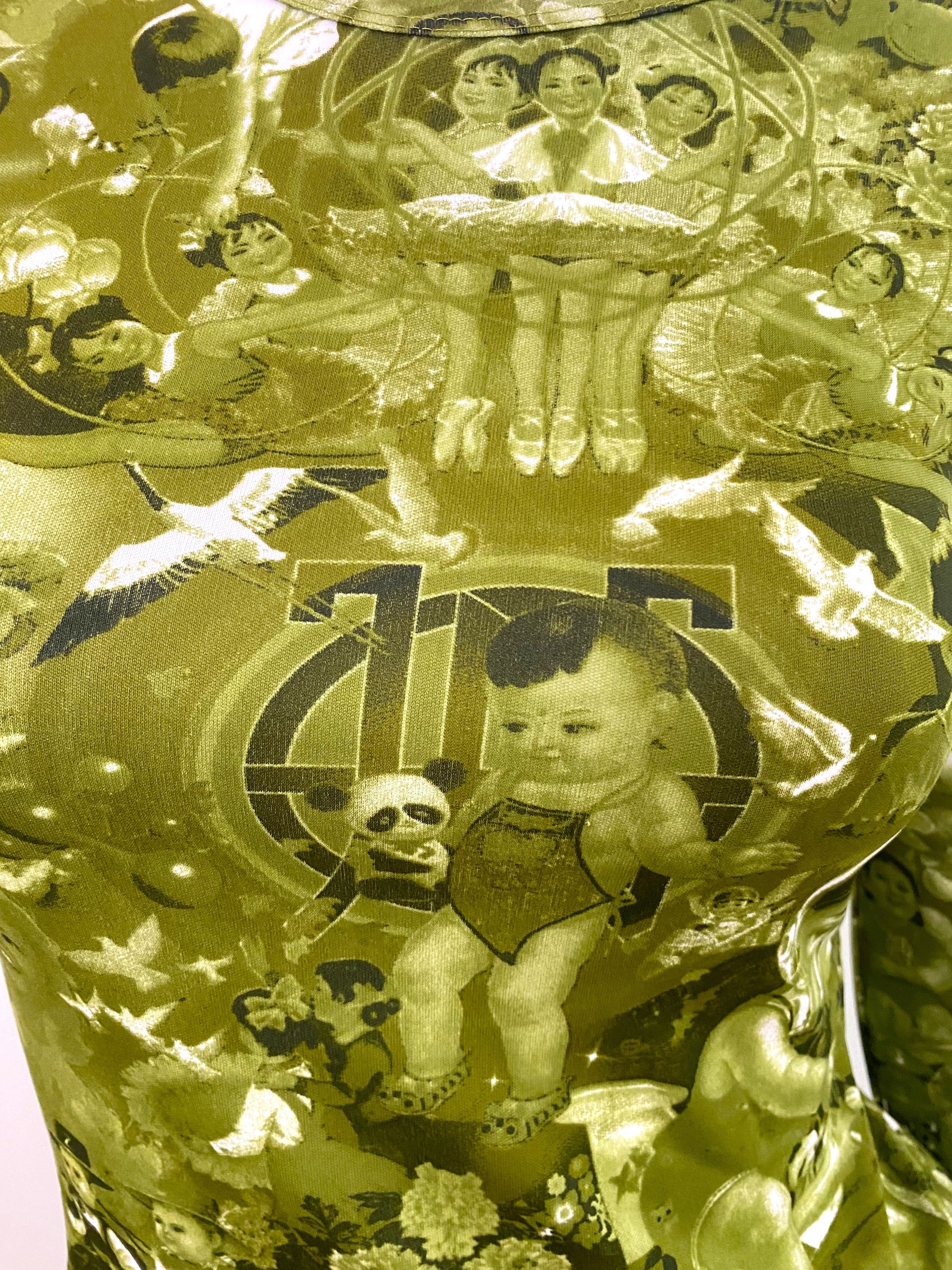 Jean Paul Gaultier Jean Paul Gaultier Chinese Children Baby Propaganda Top Size S / US 4 / IT 40 - 4 Thumbnail