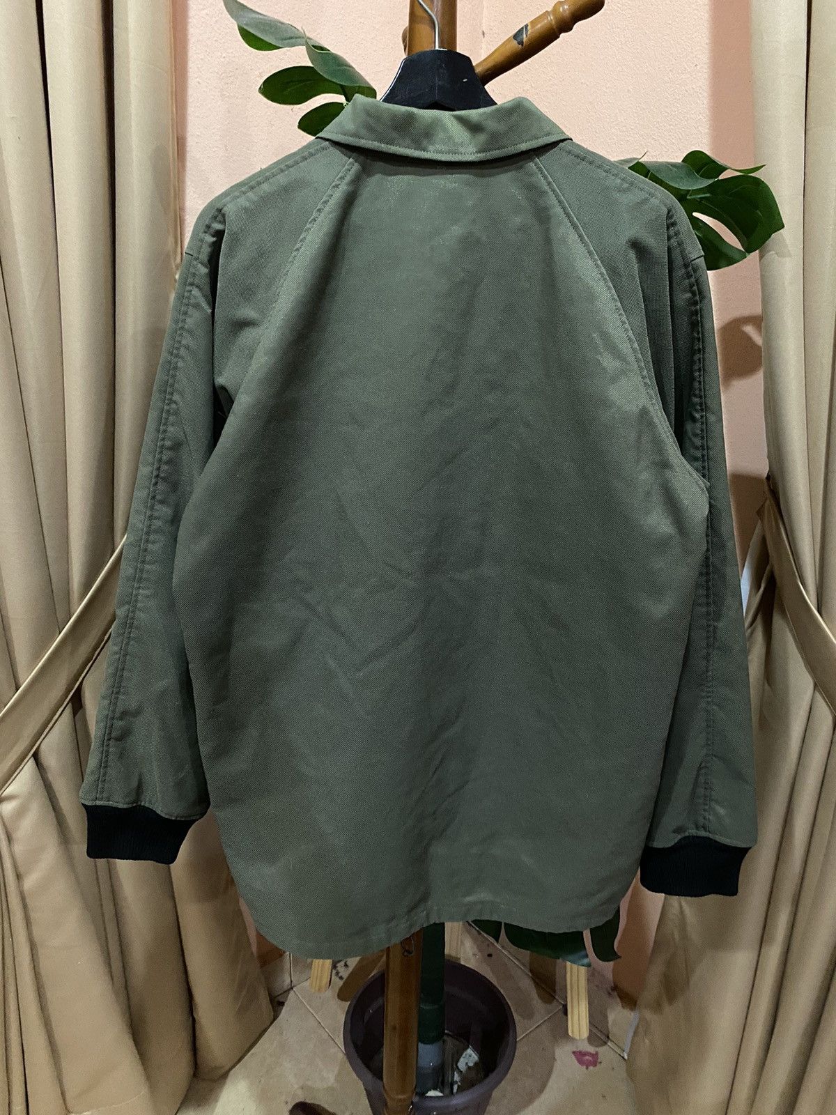 Japanese Brand Doarat Insulated Jacket Thinsulate Olive Green Snap-Up Coat Size US M / EU 48-50 / 2 - 10 Thumbnail