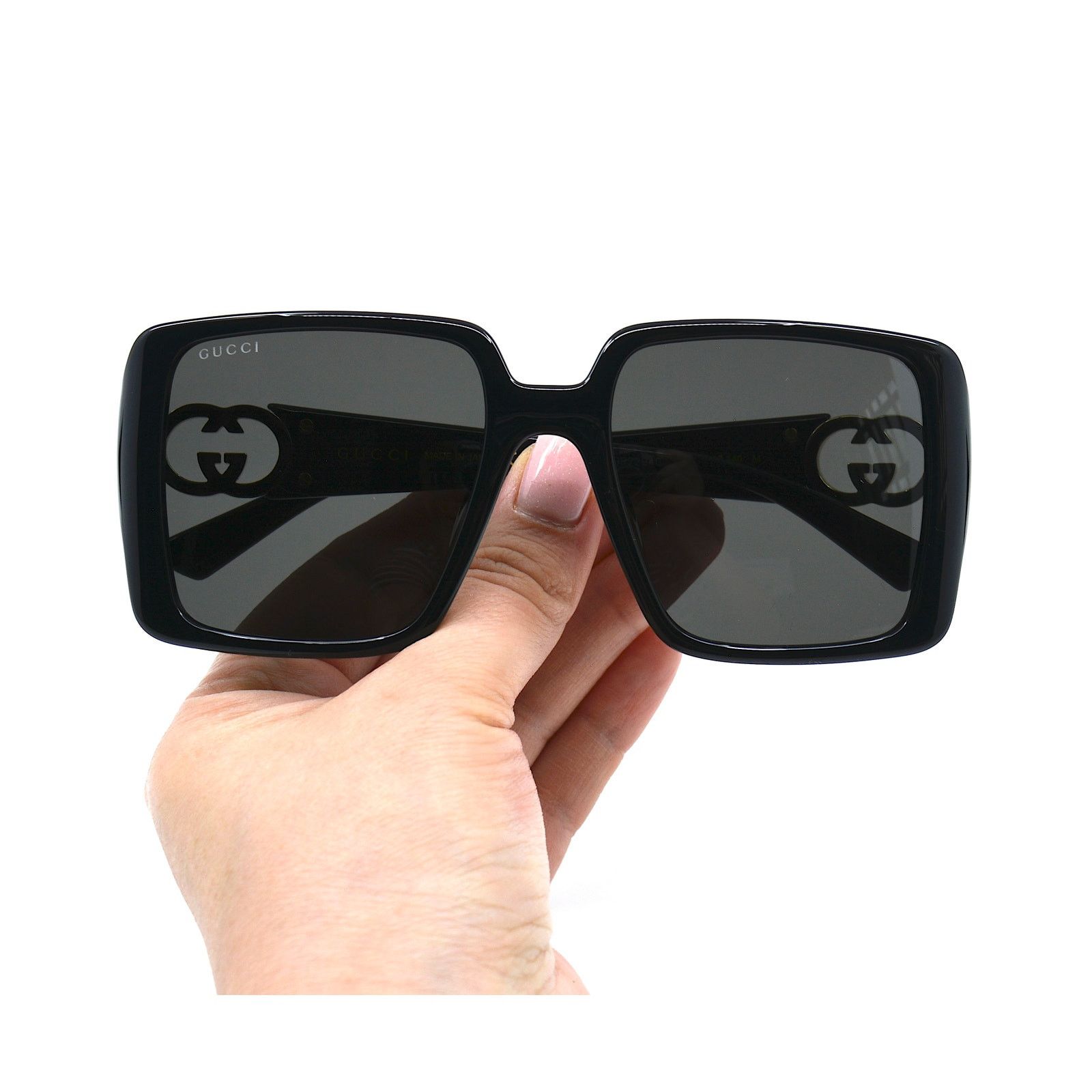 Gucci NEW Gucci GG1692SA Black Frame Dark Grey Lenses Sunglasses Size ONE SIZE - 11 Thumbnail