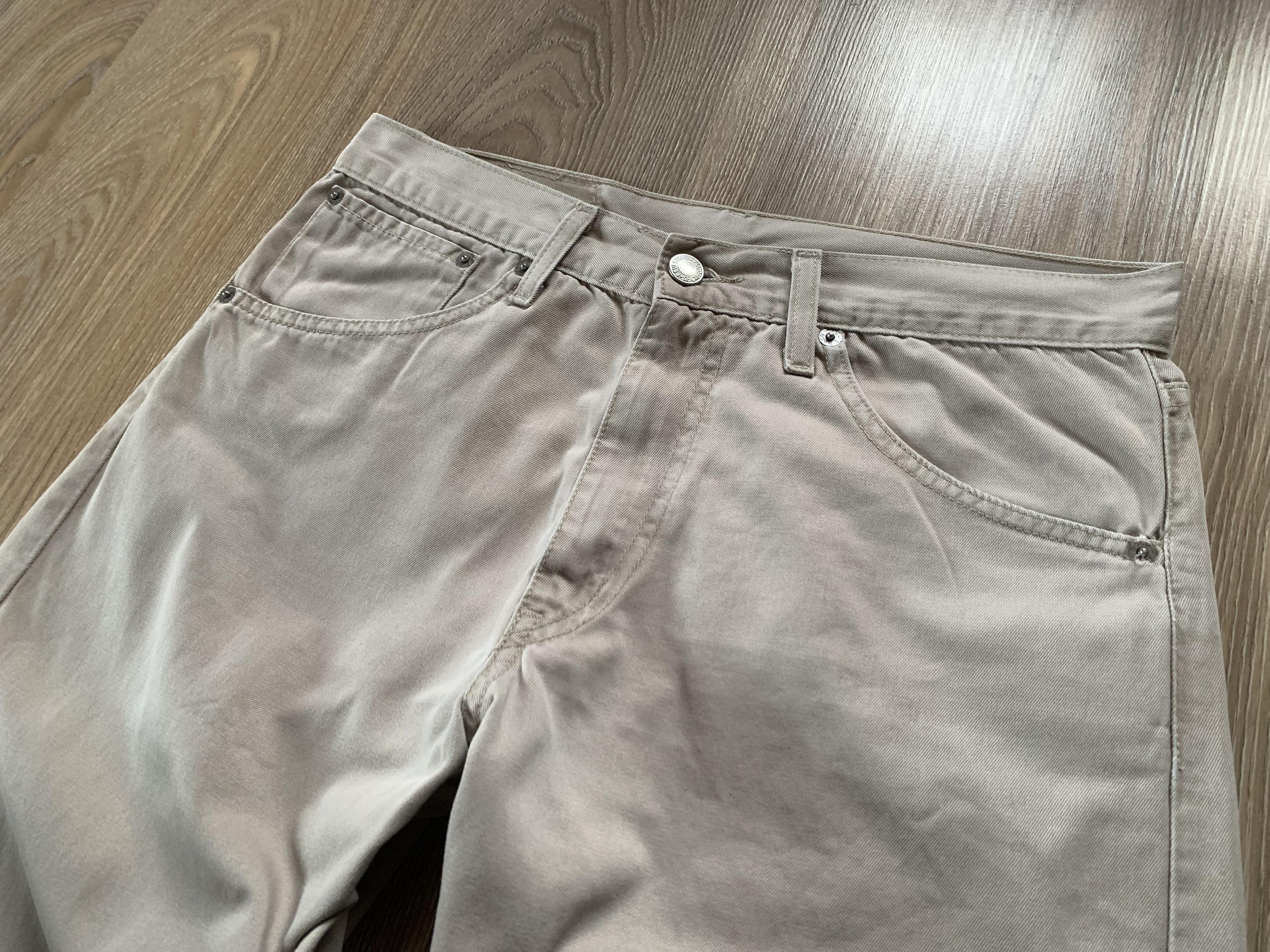 Levi's Levis 521 Vintage Beige Jeans Size US 31 - 4 Thumbnail