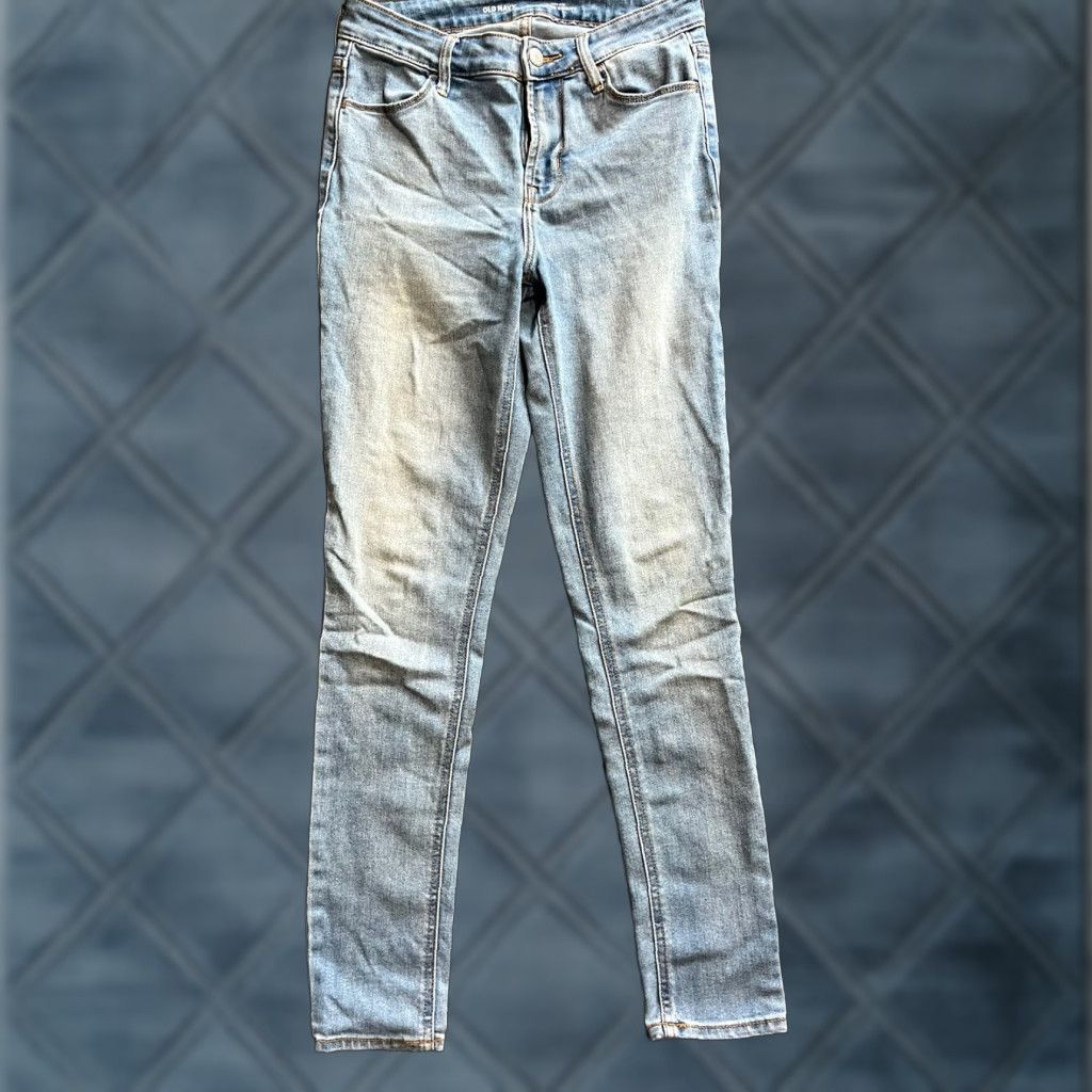 Old Navy VINTAGE Old Navy Womens Super Skinny High Rise Ankle Jeans Womens Blue 0 Size 25" / US 0 / IT 36 - 1 Thumbnail