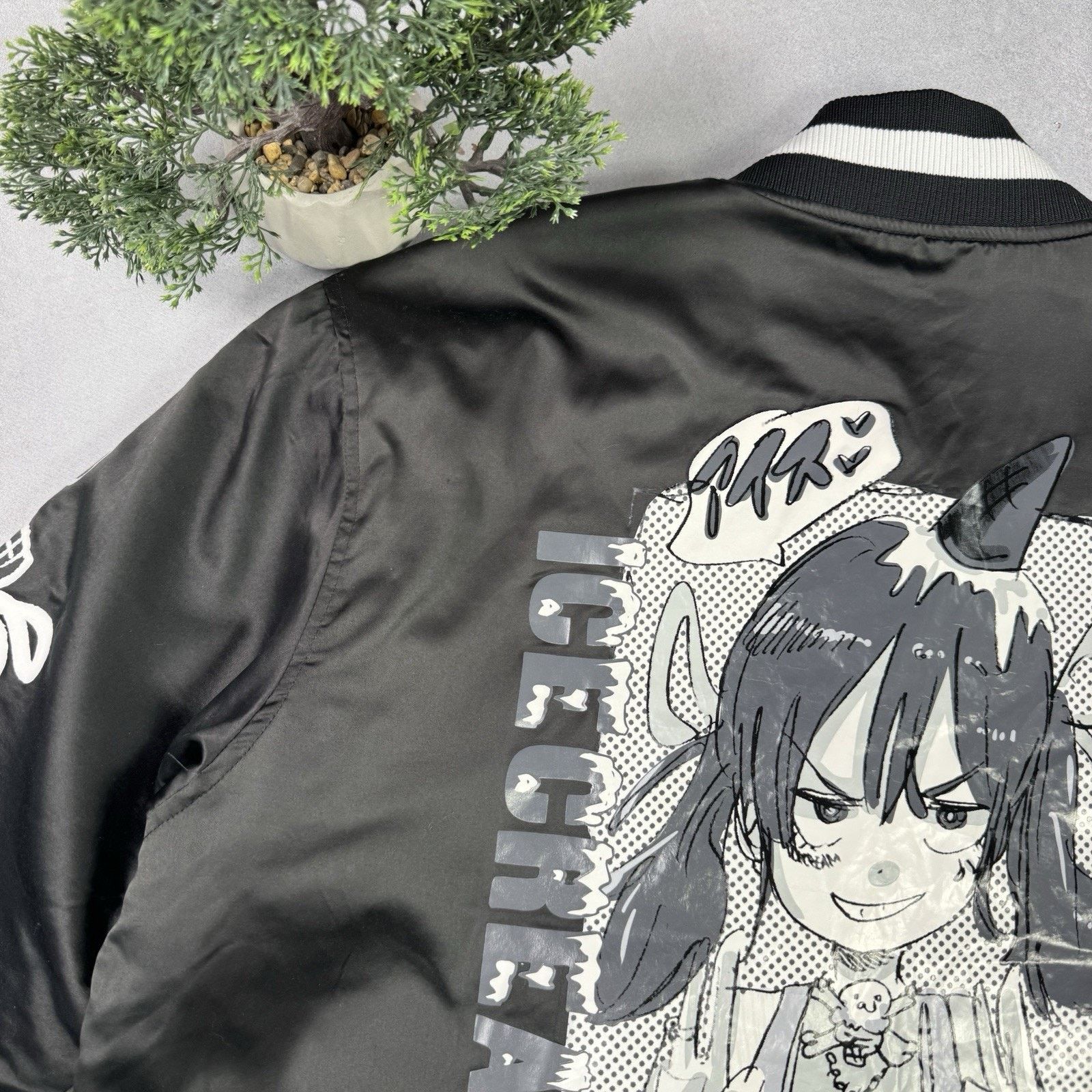 Icecream Icecream X Jun Inagawa Varsity Jacket Size M Black Bomber Size US M / EU 48-50 / 2 - 17 Thumbnail