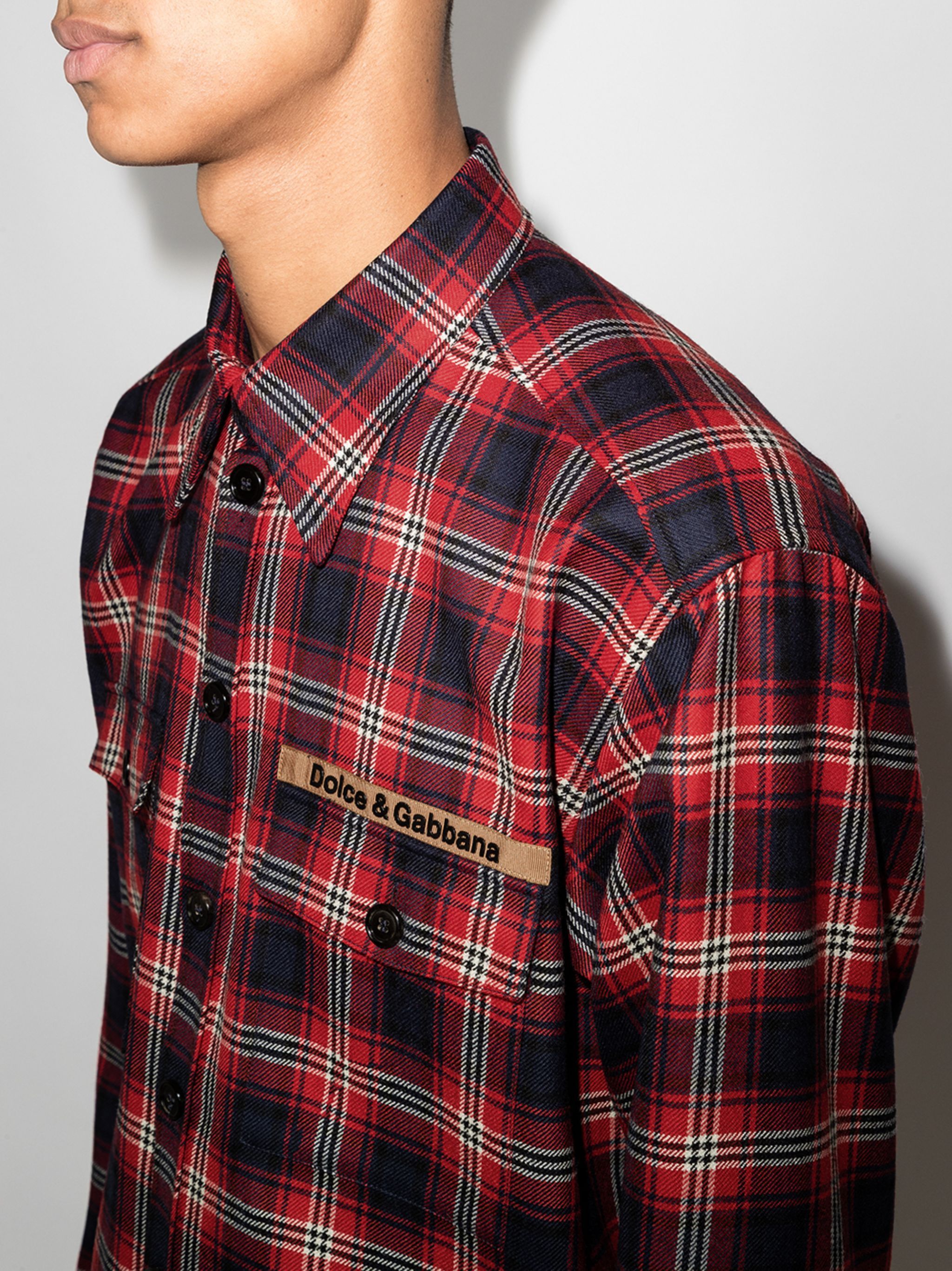 Dolce & Gabbana o1y0125 Checked Shirt in Multicolor Size US L / EU 52-54 / 3 - 4 Thumbnail