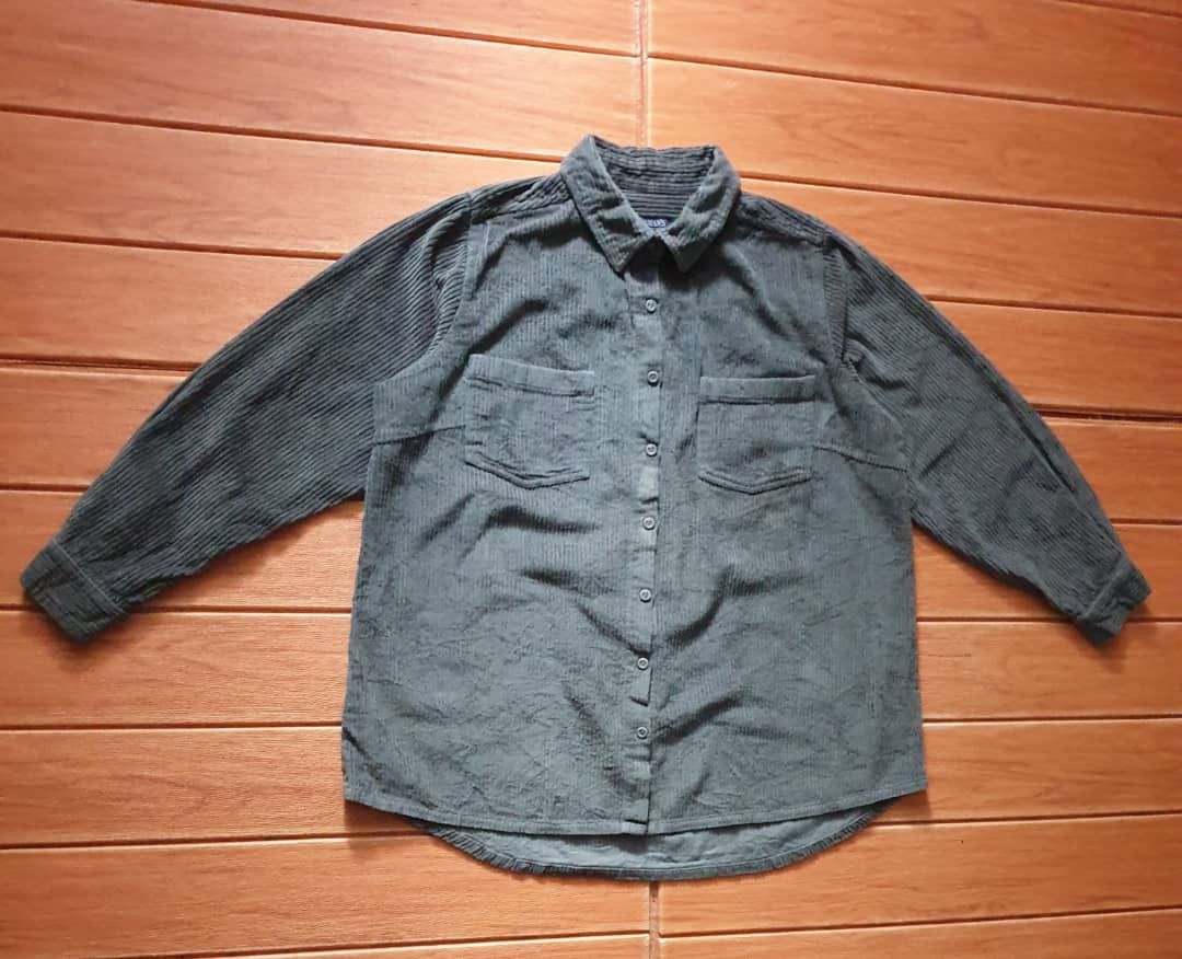 Japanese Brand Roamans brown Cudroy Button ups Shirt Size M / US 6-8 / IT 42-44 - 5 Thumbnail