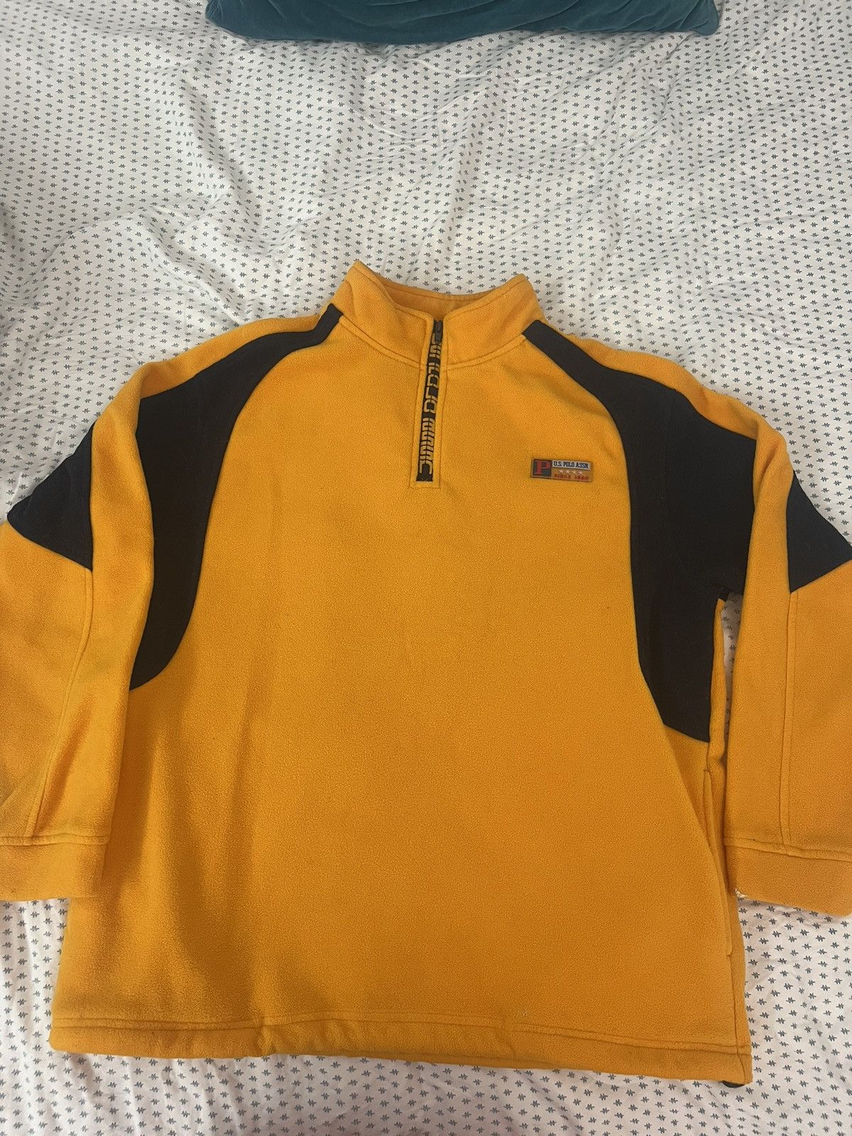 U.S. Polo Assn. Vtg US Polo Assn Fleece Pullover Sweatshirt Size Large Size US L / EU 52-54 / 3 - 2 Thumbnail
