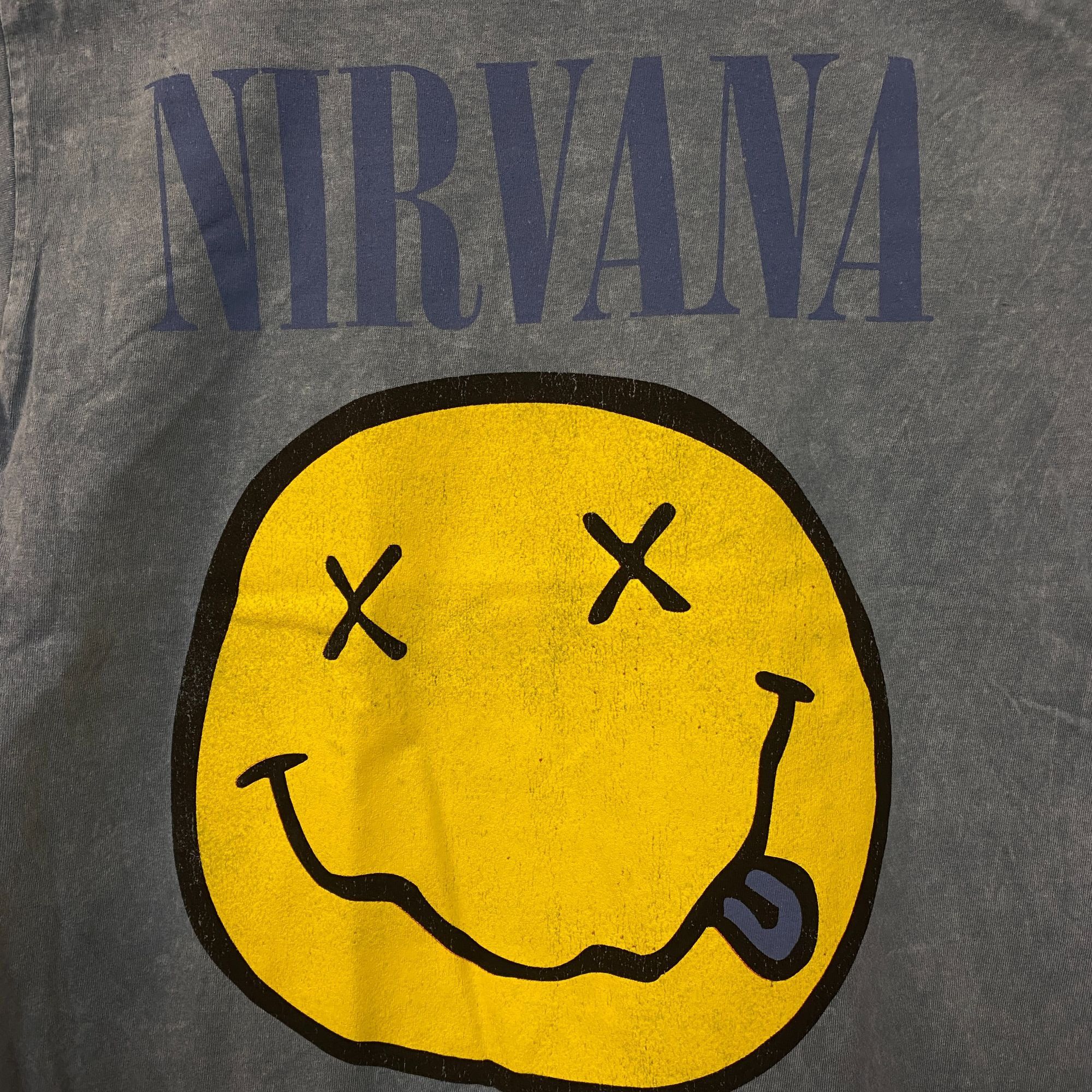 Nirvana Nirvana Nevermind Dead Smiley Graphic Grunge Band T-Shirt Me Size US M / EU 48-50 / 2 - 2 Thumbnail