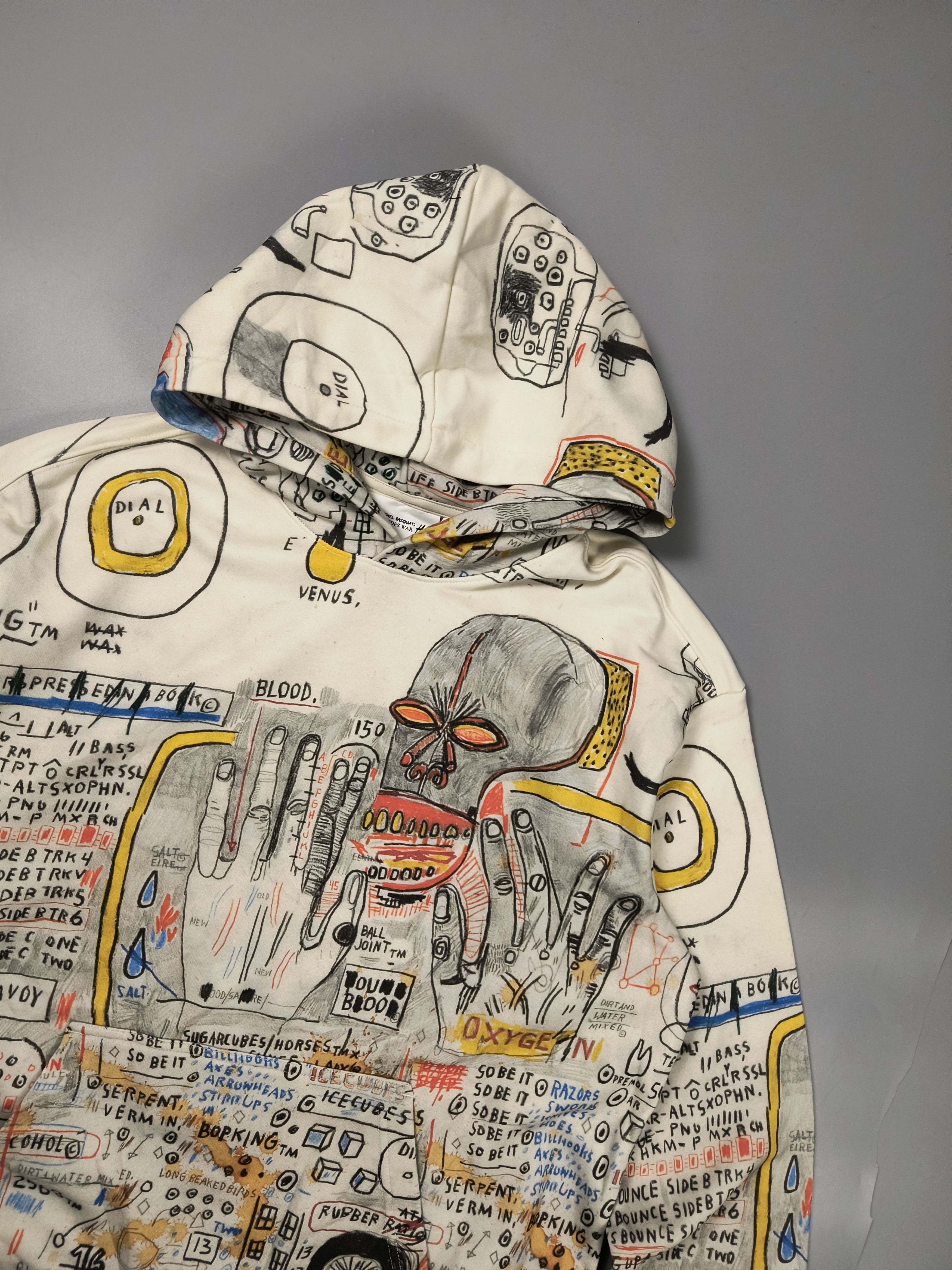 H&M × Jean-Michel Basquiat × Who Decides War H&M x Jean Michel Basquiat Who Decides War hoodie sweatshirt Size US M / EU 48-50 / 2 - 6 Thumbnail