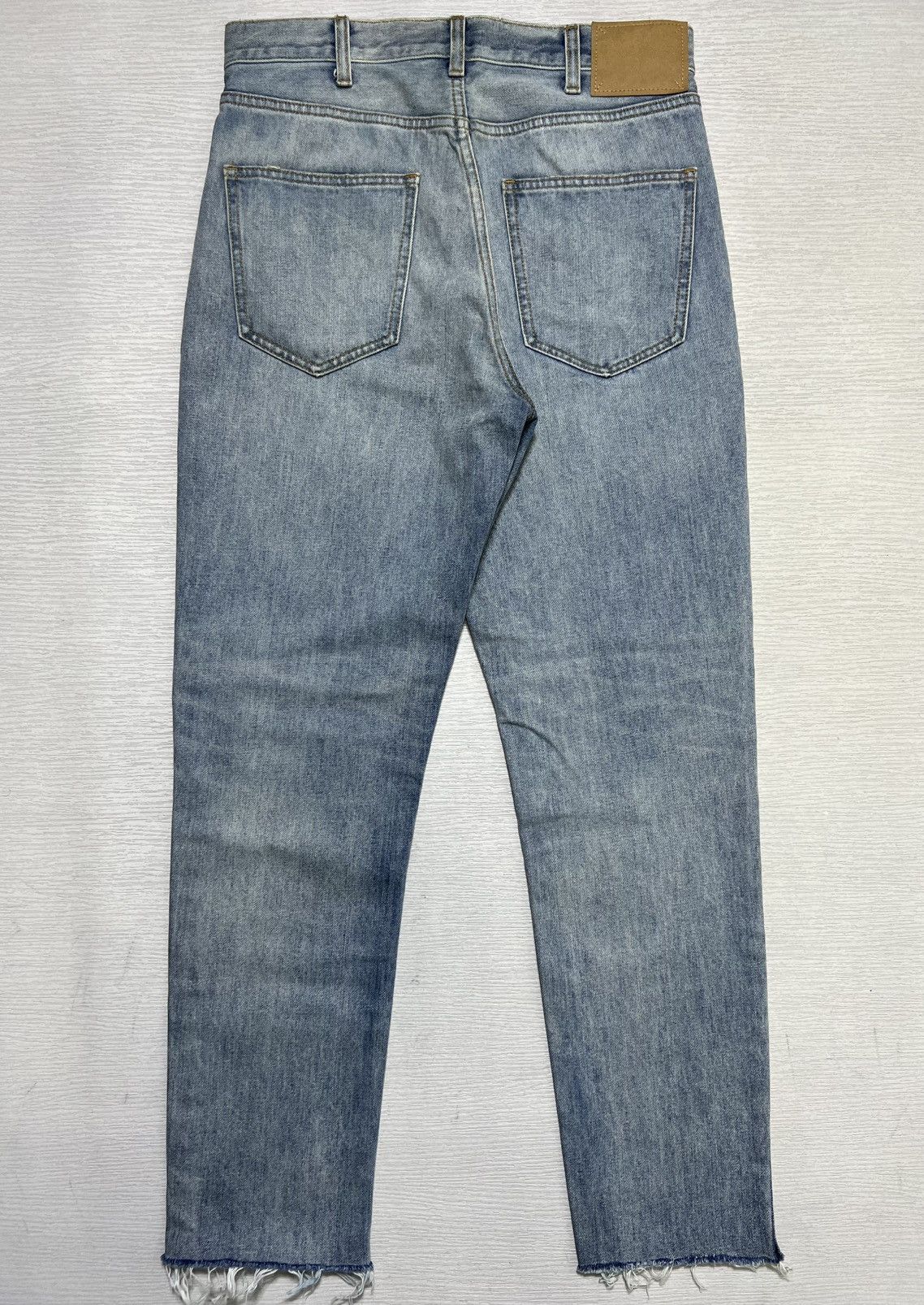 Celine Celine - Hedi Slimane - Raw Hem Distressed Denim Jeans Size US 28 / EU 44 - 2 Thumbnail