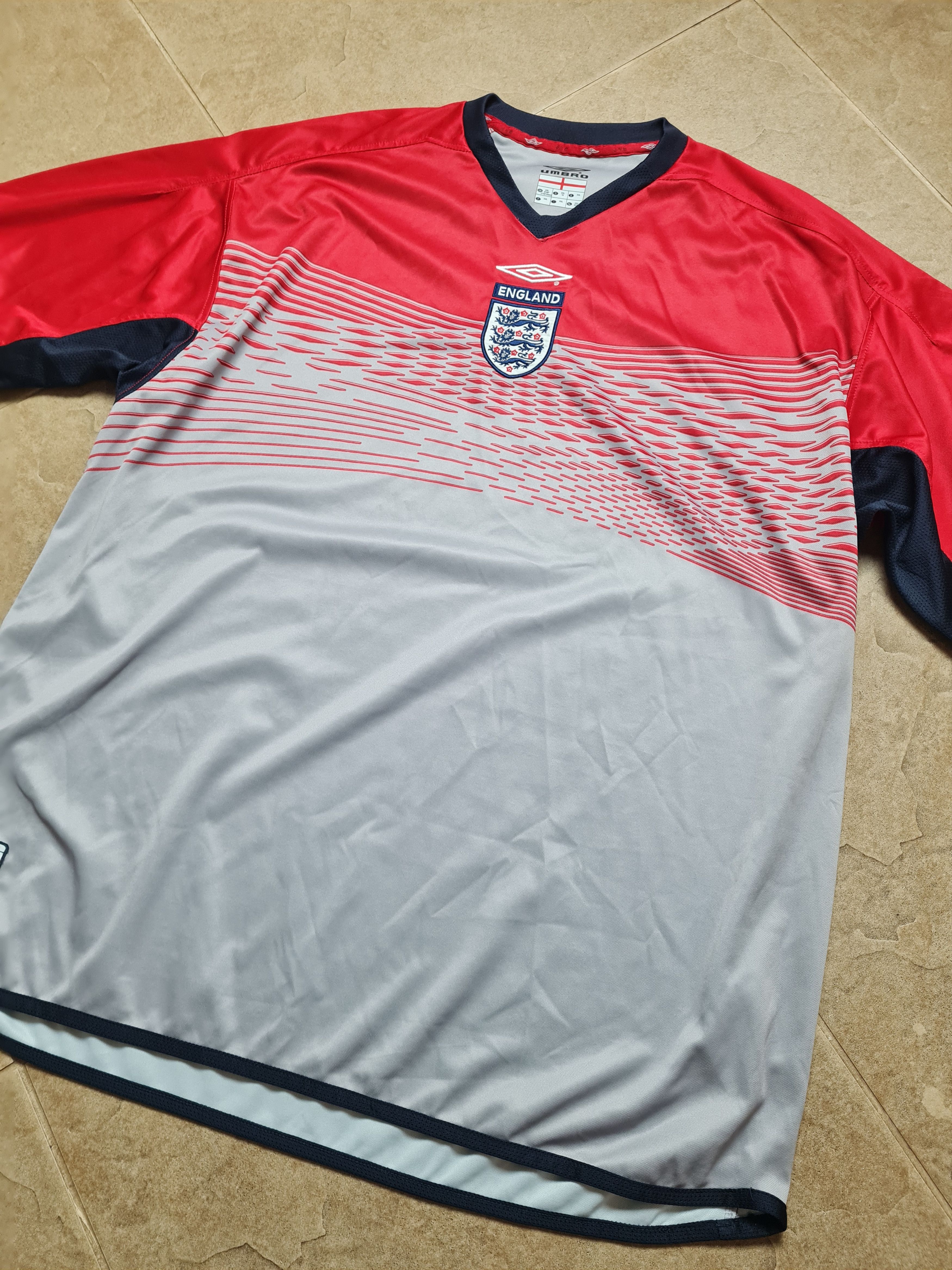 Umbro UMBRO England National Team Vintage Football Soccer Jersey Size US XXL / EU 58 / 5 - 12 Thumbnail