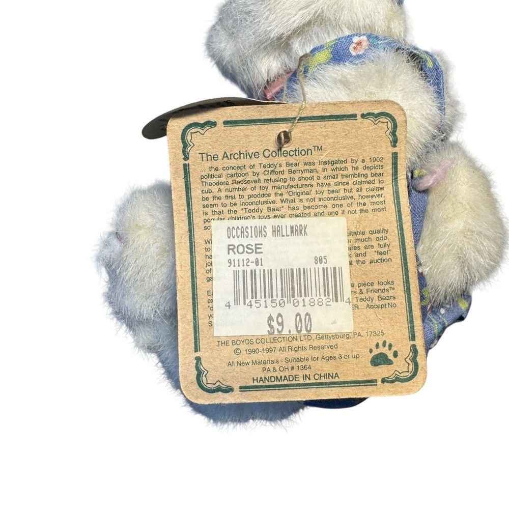 Other NWT New Vintage 1990 Boyds Bears Cousin Rose Anjanette Rabb Size ONE SIZE - 7 Thumbnail