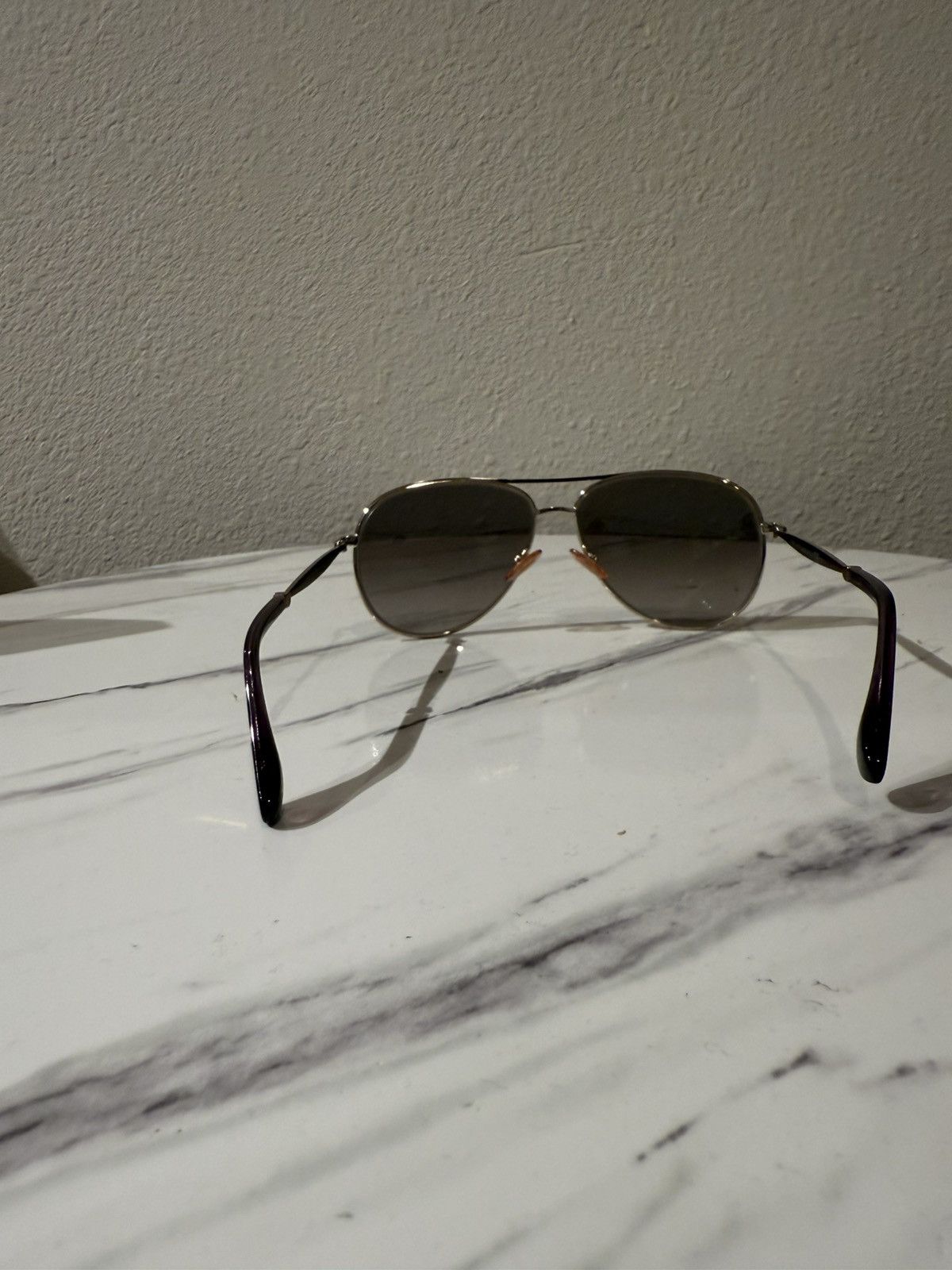 Jimmy Choo Jimmy Choo Aviator Sunglasses Size ONE SIZE - 4 Thumbnail