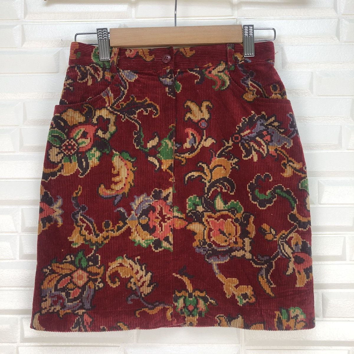 Kenzo Kenzo Mini Skirt Size 26" / US 2 / IT 38 - 2 Thumbnail