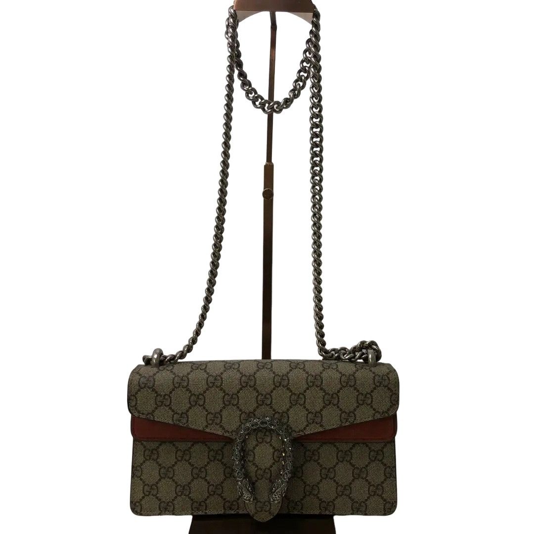 Gucci Gucci Dionysus Monogram Canvas Shoulder Bag Size ONE SIZE - 1 Thumbnail
