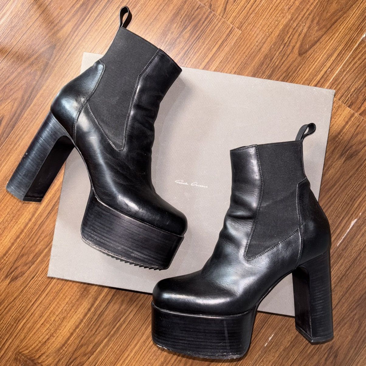 Rick Owens Rick Owens "FW19 Larry" Kiss Boots Size US 10 / IT 40 - 10 Thumbnail