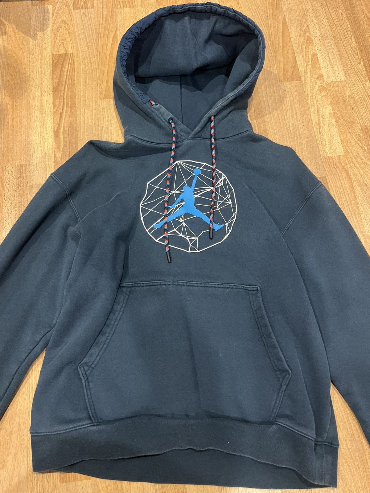 Jordan Brand Air Jordan Pullover Hoodie Blue Logo Size M Size US M / EU 48-50 / 2 - 1 Thumbnail