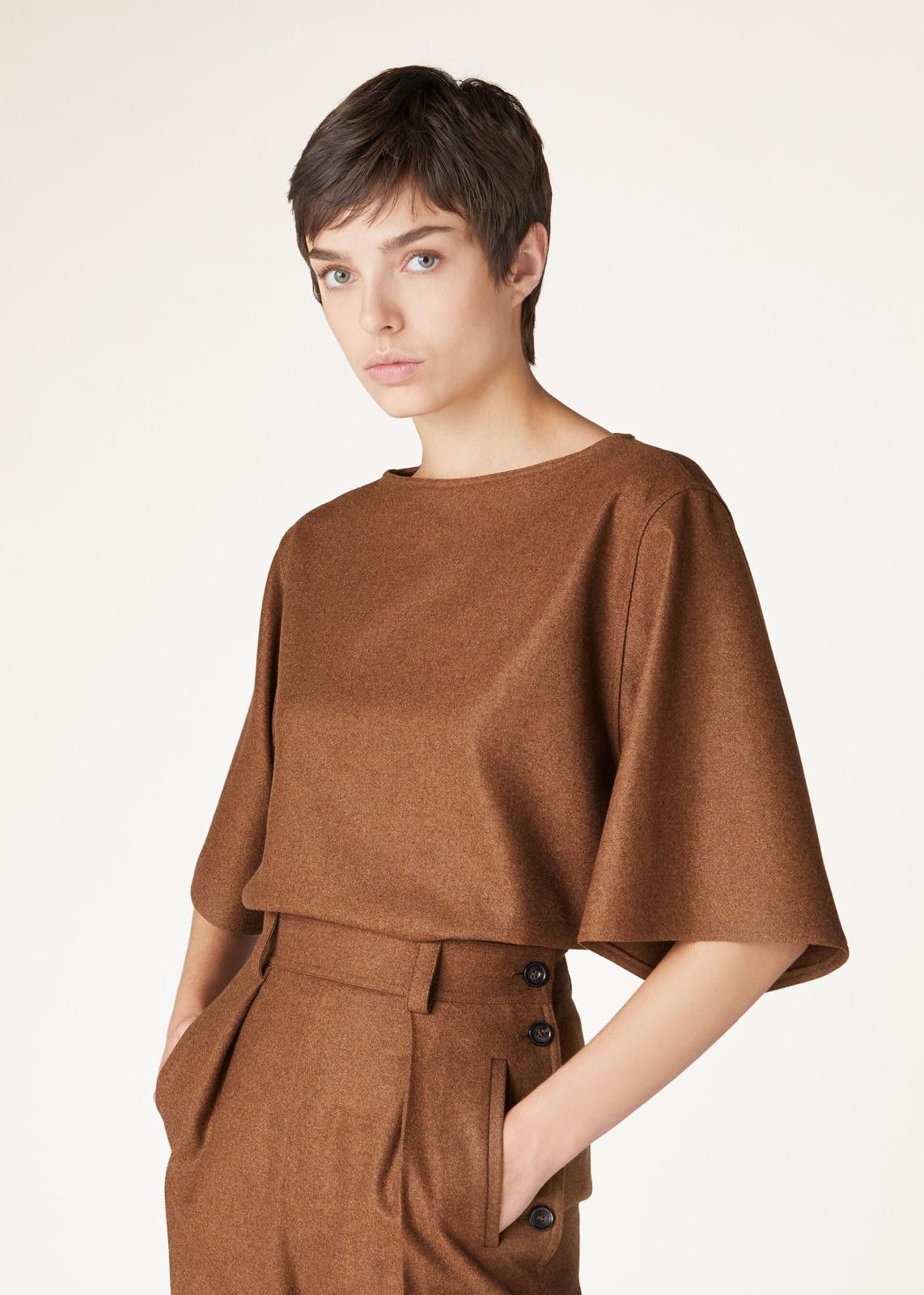 Loro Piana o1srvl11e0425 FAO0894 T-Shirt in Brown Size L / US 10 / IT 46 - 8 Thumbnail