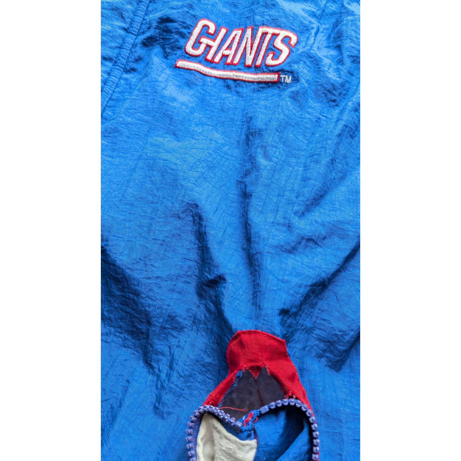 NFL × Starter NY Giants 90s STARTER puffer Split XL blue red NFL vintage Size US XL / EU 56 / 4 - 7 Thumbnail