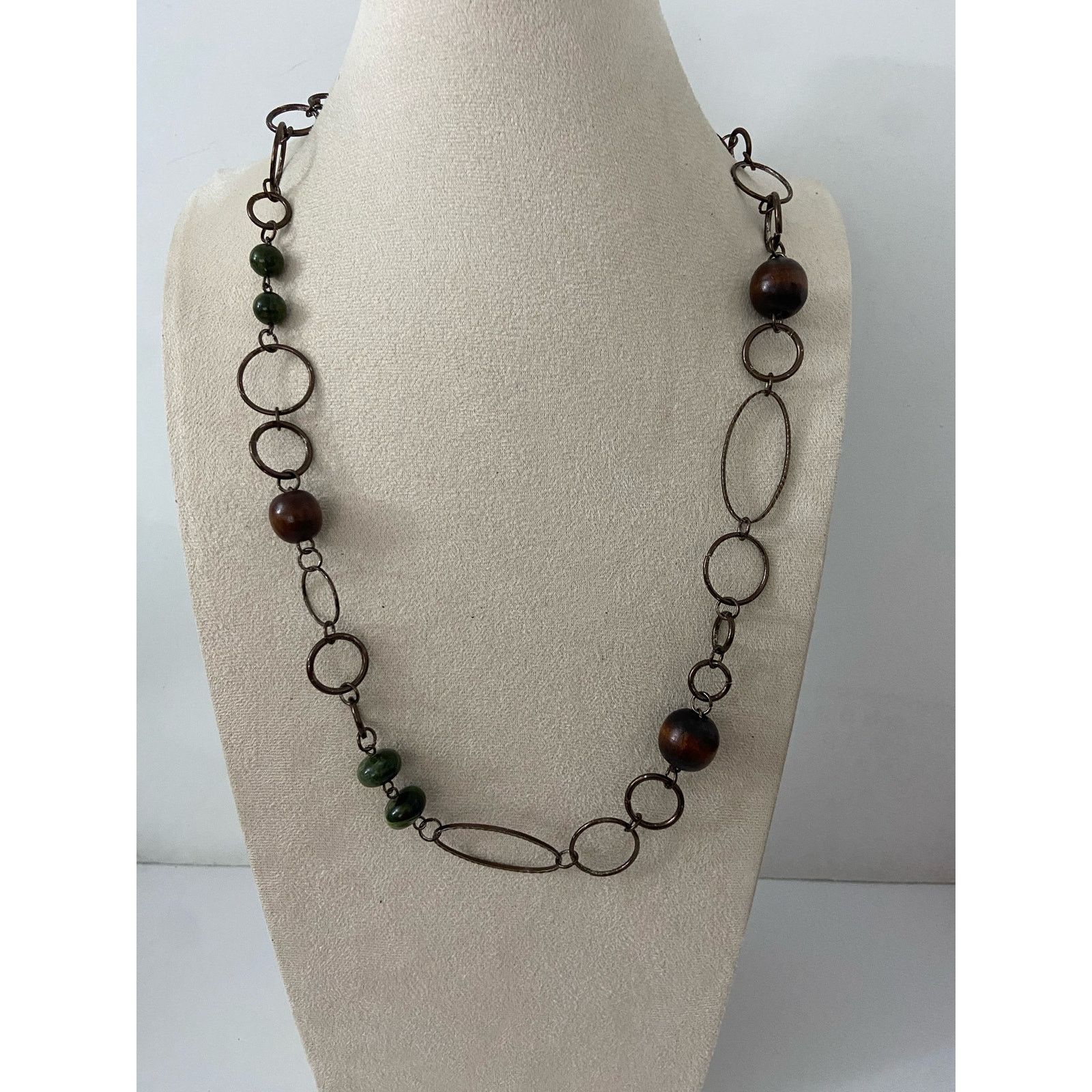 Vintage Vintage chunky oval chain necklace Size ONE SIZE - 1 Thumbnail