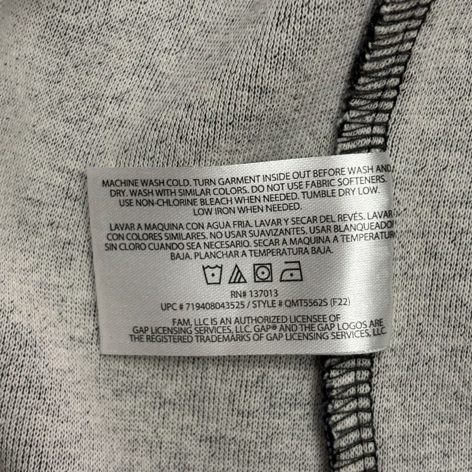 Gap Gap Heathered Gray Quarter Zip Fleece Pullover Sweater L Size US L / EU 52-54 / 3 - 5 Thumbnail