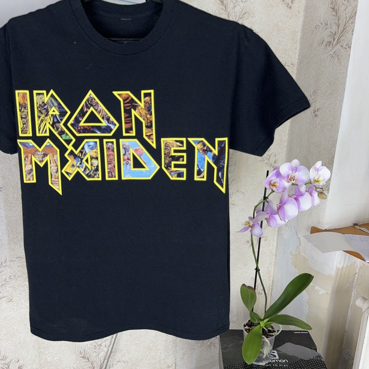 Band Tees × Vintage Vintage Iron Maiden T shirt Rock Band Tee Logo Streetwear M Size US M / EU 48-50 / 2 - 5 Thumbnail
