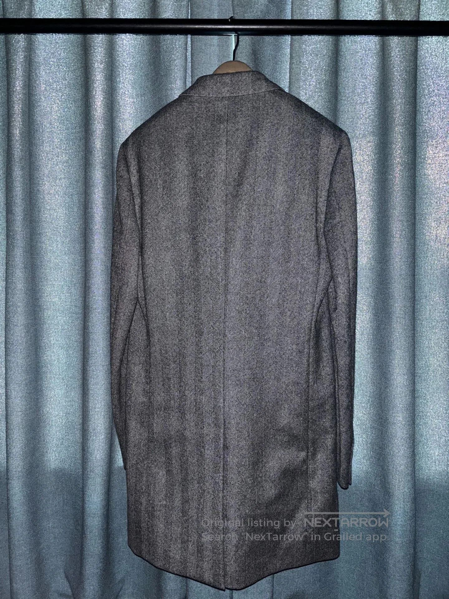Saint Laurent Paris Saint Laurent 2017FW Herringbone Peak Lapel Coat. Size US S / EU 44-46 / 1 - 2 Thumbnail