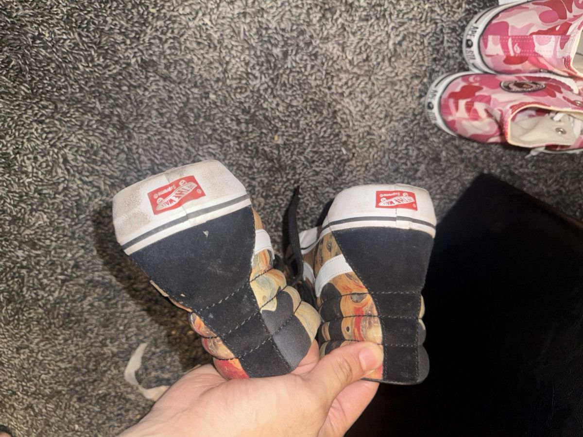 Supreme × Vans Andres Serrano Supreme Vans Sk8-hi Pro “blood sperm” Size US 10.5 / EU 43-44 - 8 Thumbnail
