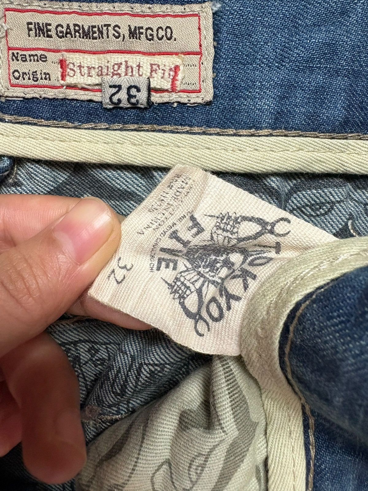 Japanese Brand Vintage Japanese Brand Rusty Mud Wash Distress Baggy Jeans Size US 34 / EU 50 - 9 Thumbnail