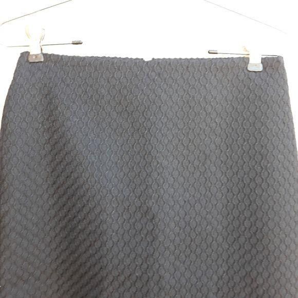 Other Costume National Italian Wool Skater Skirt Sz 4 Black Honeyc Size 27" / US 4 / IT 40 - 5 Thumbnail