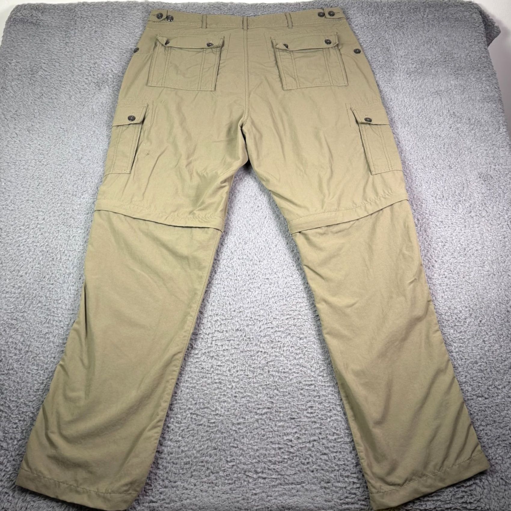 Vintage Clothing Arts P Cubed Pick Pocket Proof Pants 38x32 Beige Convertible Traveler Size US 38 / EU 54 - 6 Thumbnail