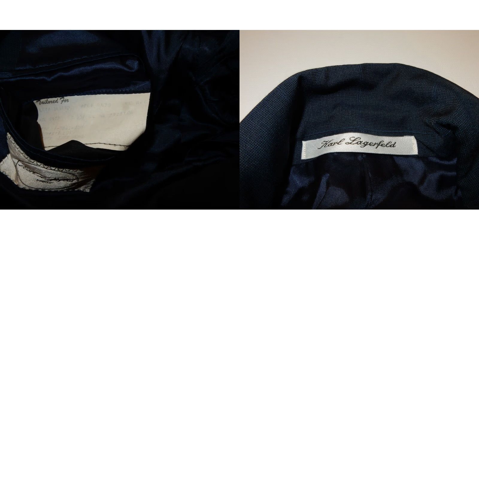 Karl Lagerfeld VINTAGE Karl Lagerfeld Men's Blazer Sport Coat Jacket Size 40R Wool Blue Size 40R - 8 Thumbnail