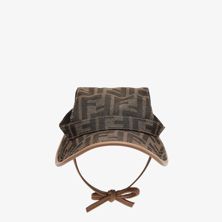 Fendi o1loc1c0824 Size: OS / Dog Hats in Brown Size ONE SIZE - 2 Thumbnail