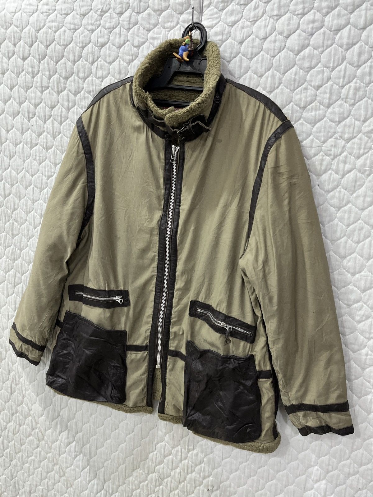 Avirex 🔥🔥🔥VTG REGULATION AVIREX OFFICER UNIFORM SHERLING JACKET Size US L / EU 52-54 / 3 - 2 Thumbnail