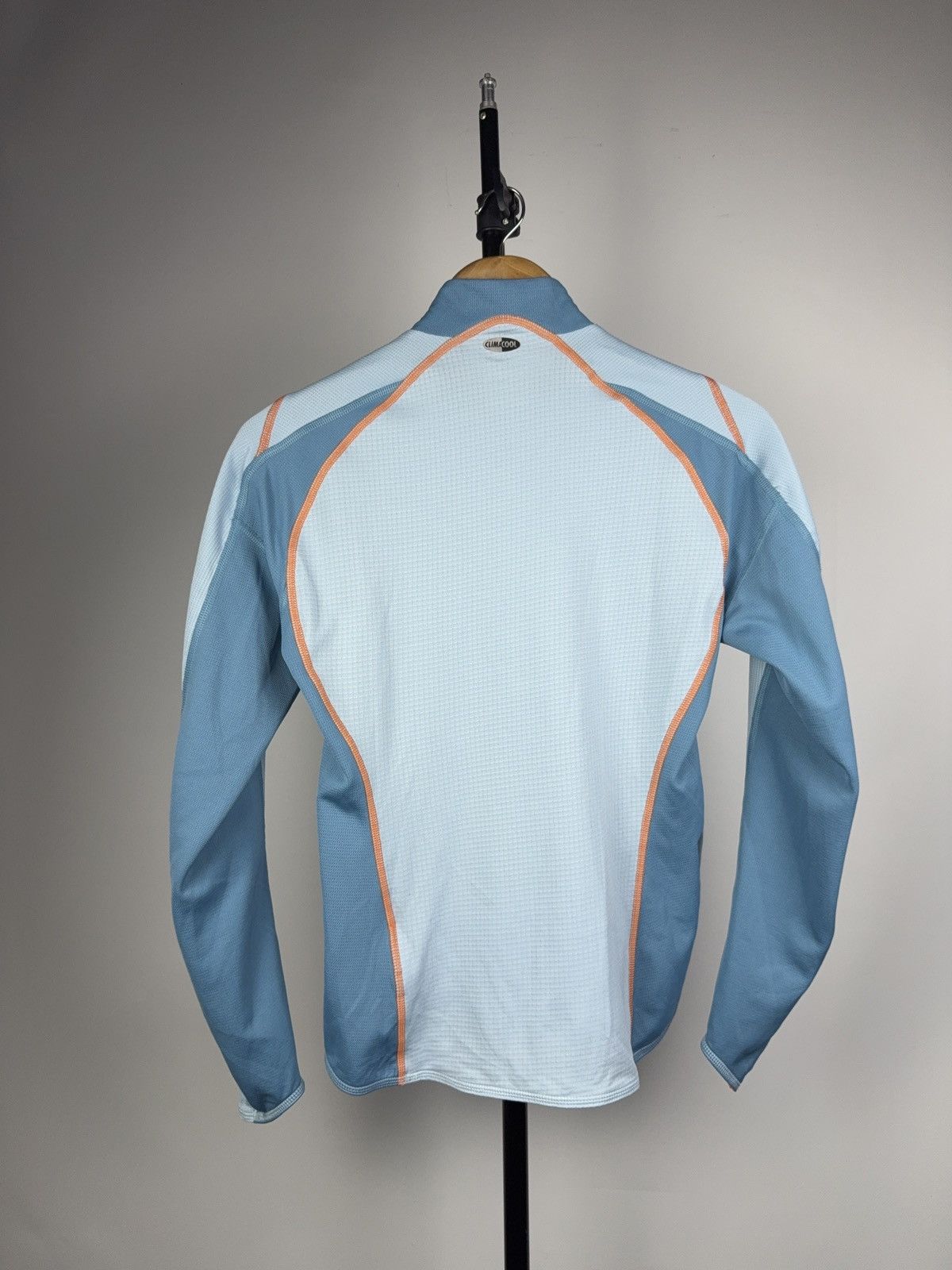 Adidas 00s Adidas ClimaWarm Light Blue Running Top Half Zip M Size M / US 6-8 / IT 42-44 - 9 Thumbnail