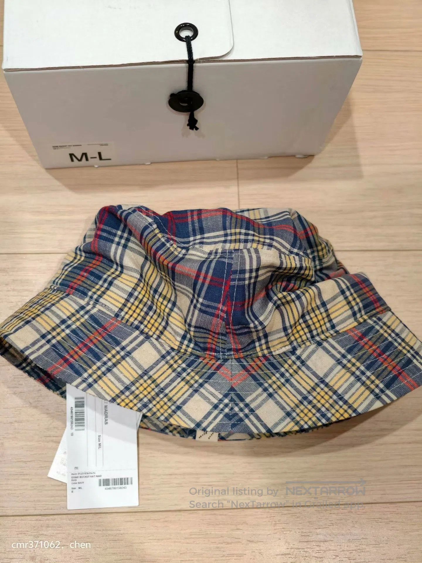 Visvim VISVIM 23SS DOME BUCKET HAT MADRAS. Size ONE SIZE - 4 Thumbnail