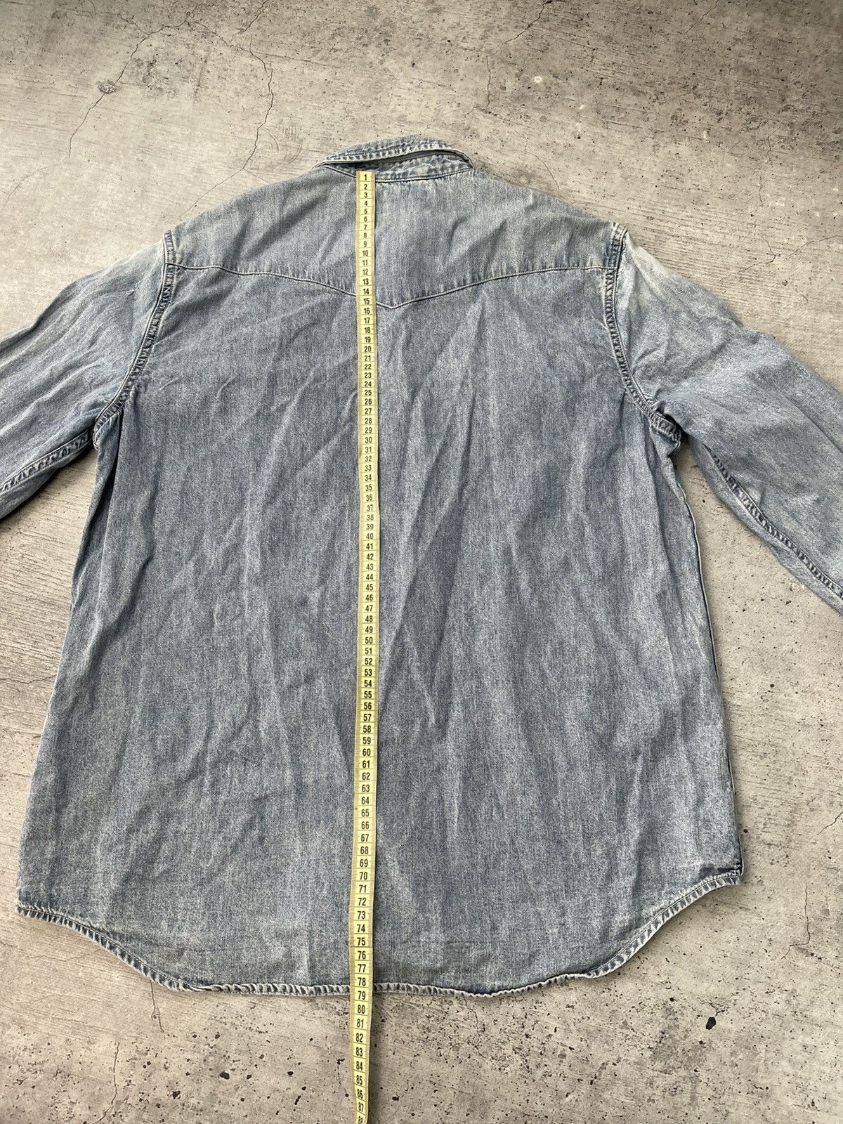 Denim & Supply Ralph Lauren Vintage Denim Supply by Ralph Lauren Distressed Jeans Shirt Size US XL / EU 56 / 4 - 17 Thumbnail
