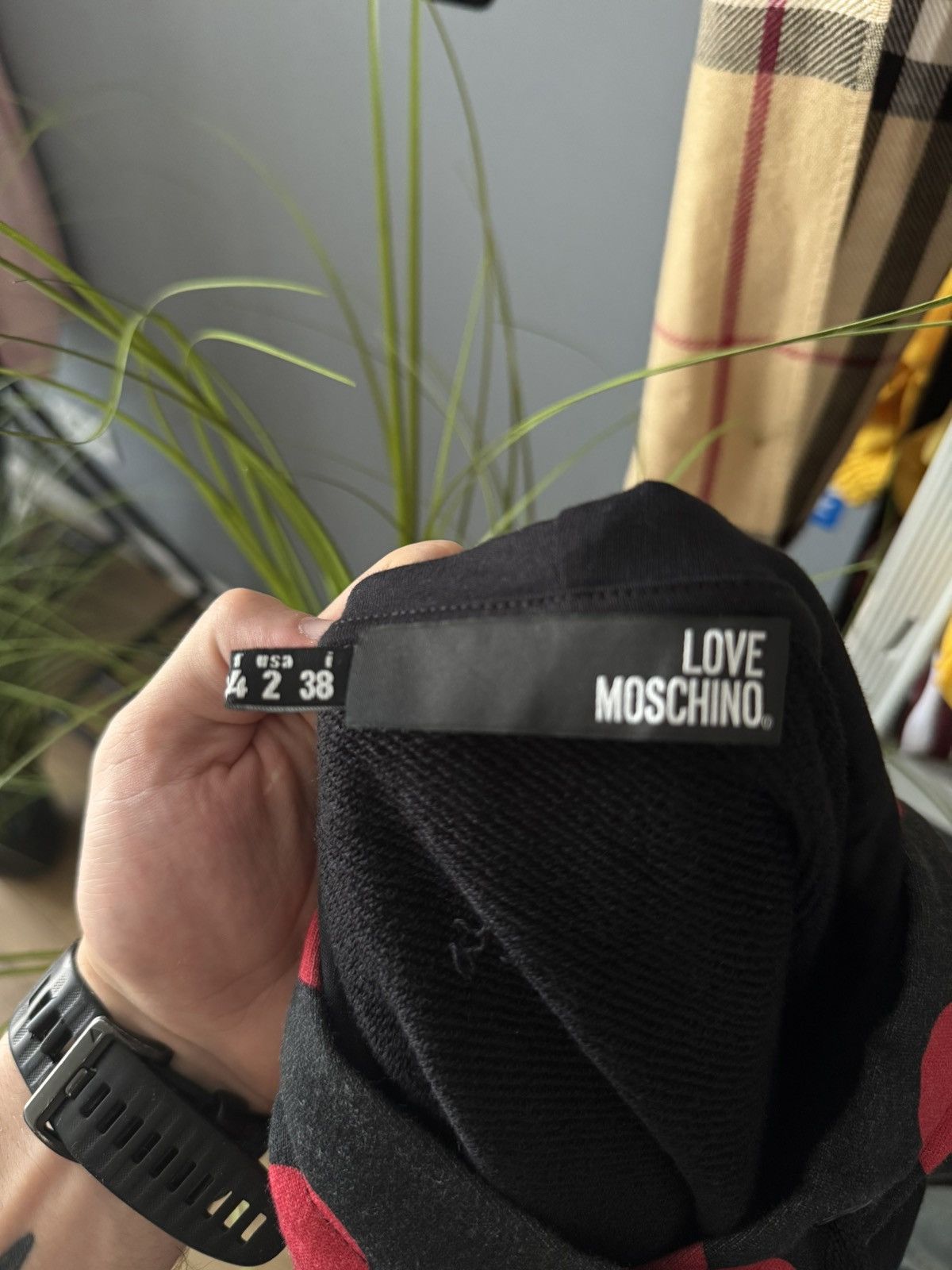 Love Moschino Love moschino crop hoodie woman monogram Size XS / US 0-2 / IT 36-38 - 9 Thumbnail