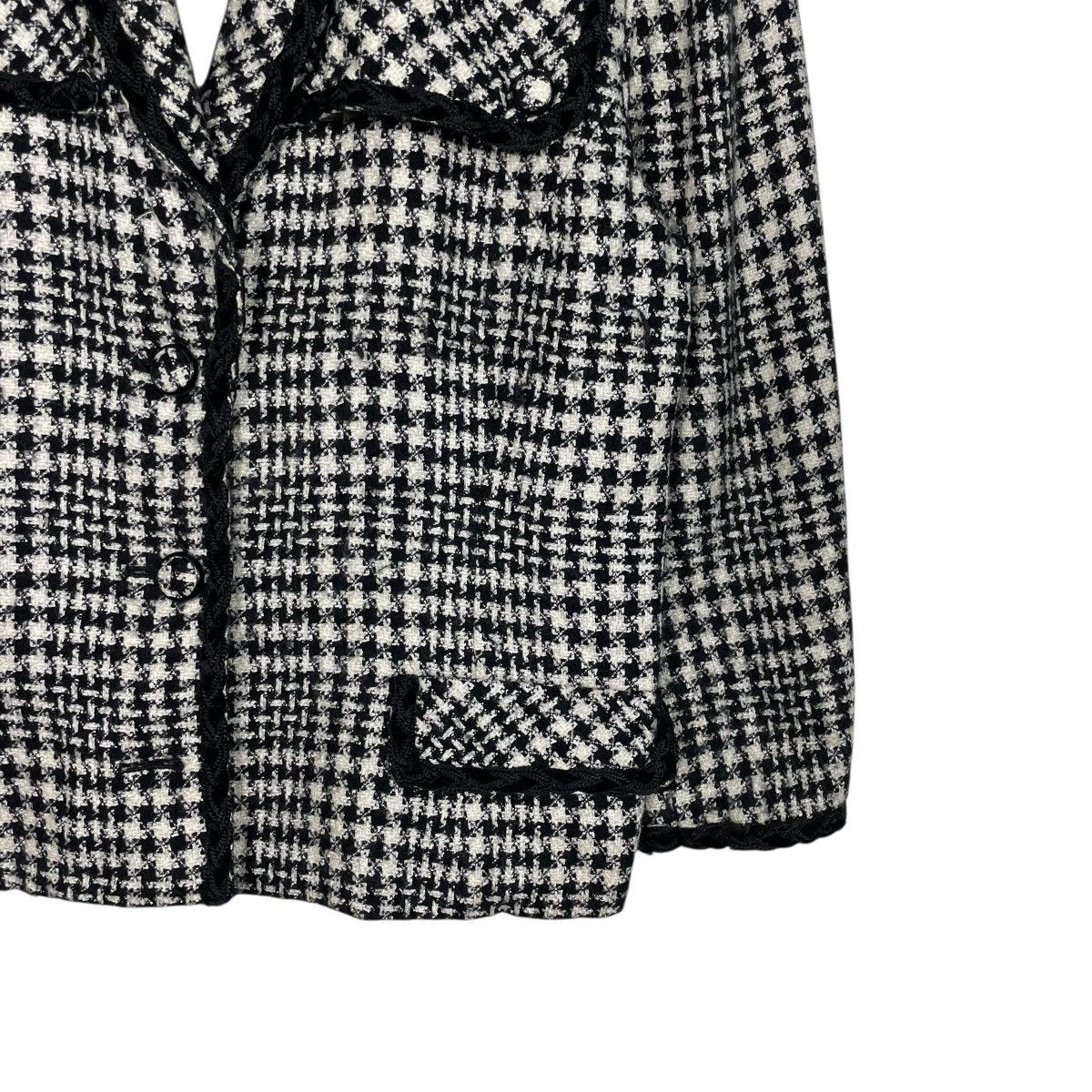 Japanese Brand Takeo Nishida Houndstooth Women Jacket Size M / US 6-8 / IT 42-44 - 4 Thumbnail