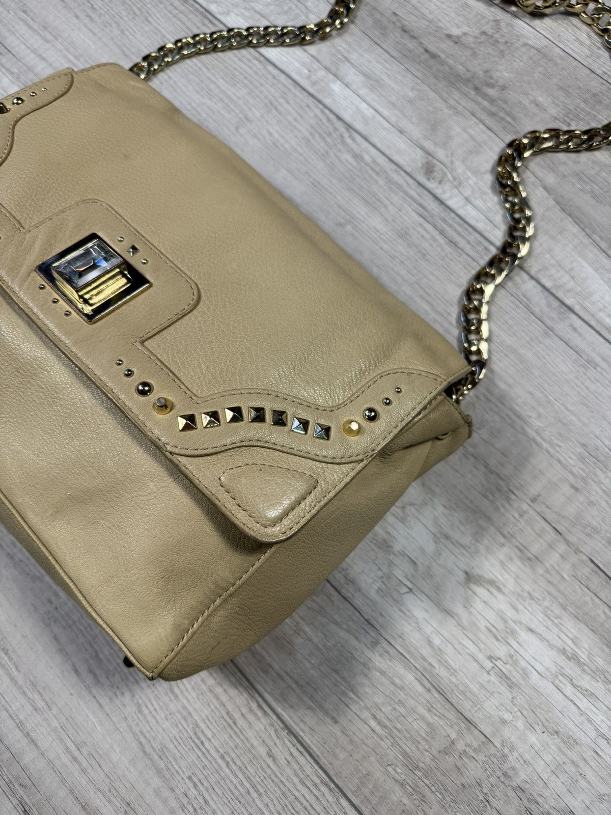 Japanese Brand VTG JUICY COUTURE RARE Y2K Japan Rick Style Gold Handbag Size ONE SIZE - 3 Thumbnail