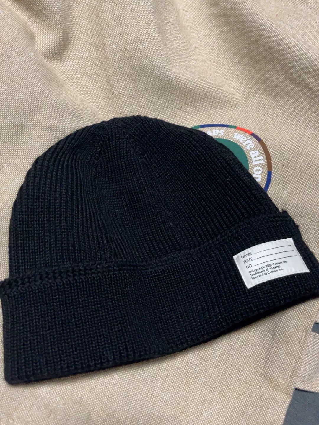 Visvim visvim black knit beanie hat for winter Size ONE SIZE - 1 Thumbnail