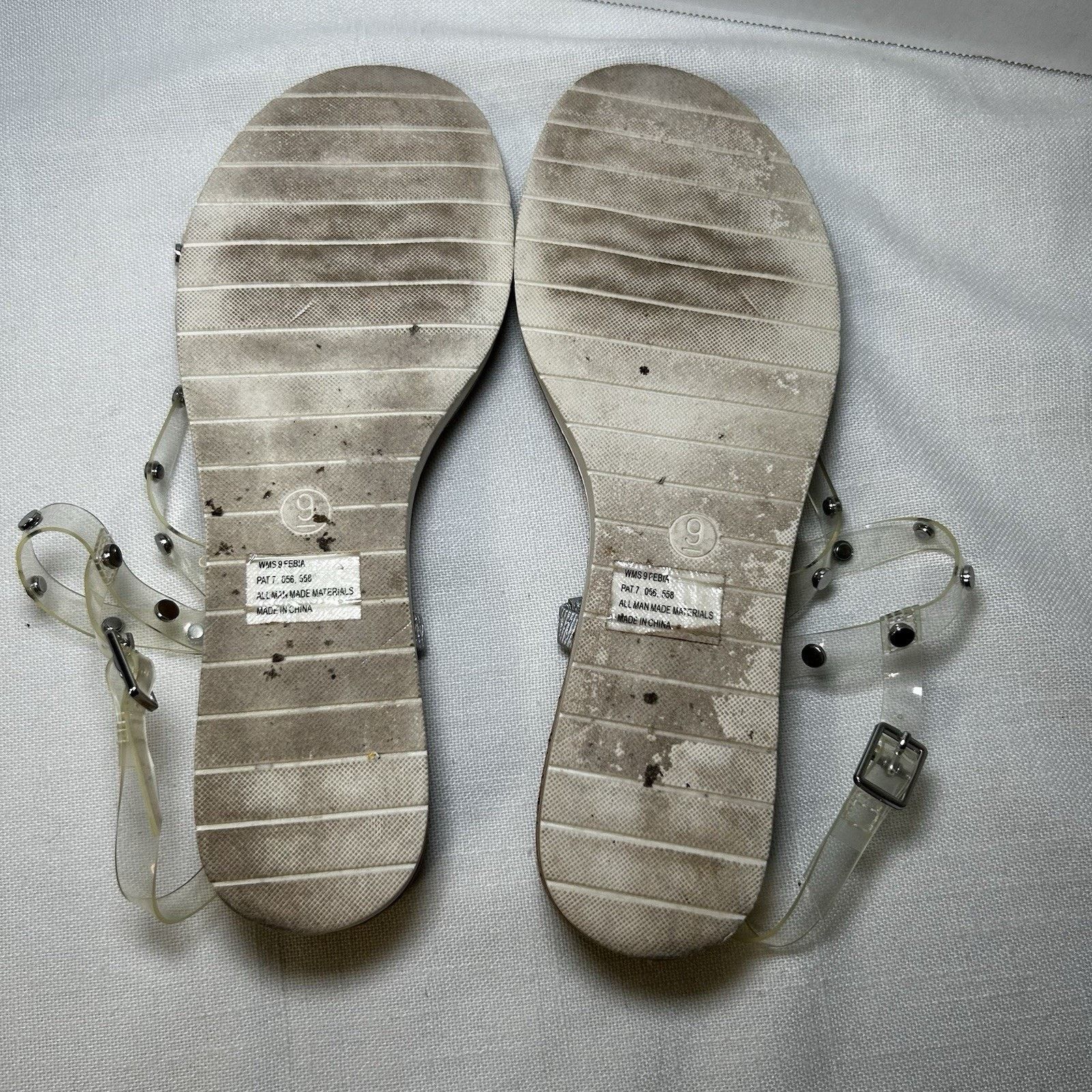 Dolce Vita Dolce Vita DV Sandals sz 9 Clear Straps Buckle Comfy Casual Size US 9 / IT 39 - 6 Thumbnail