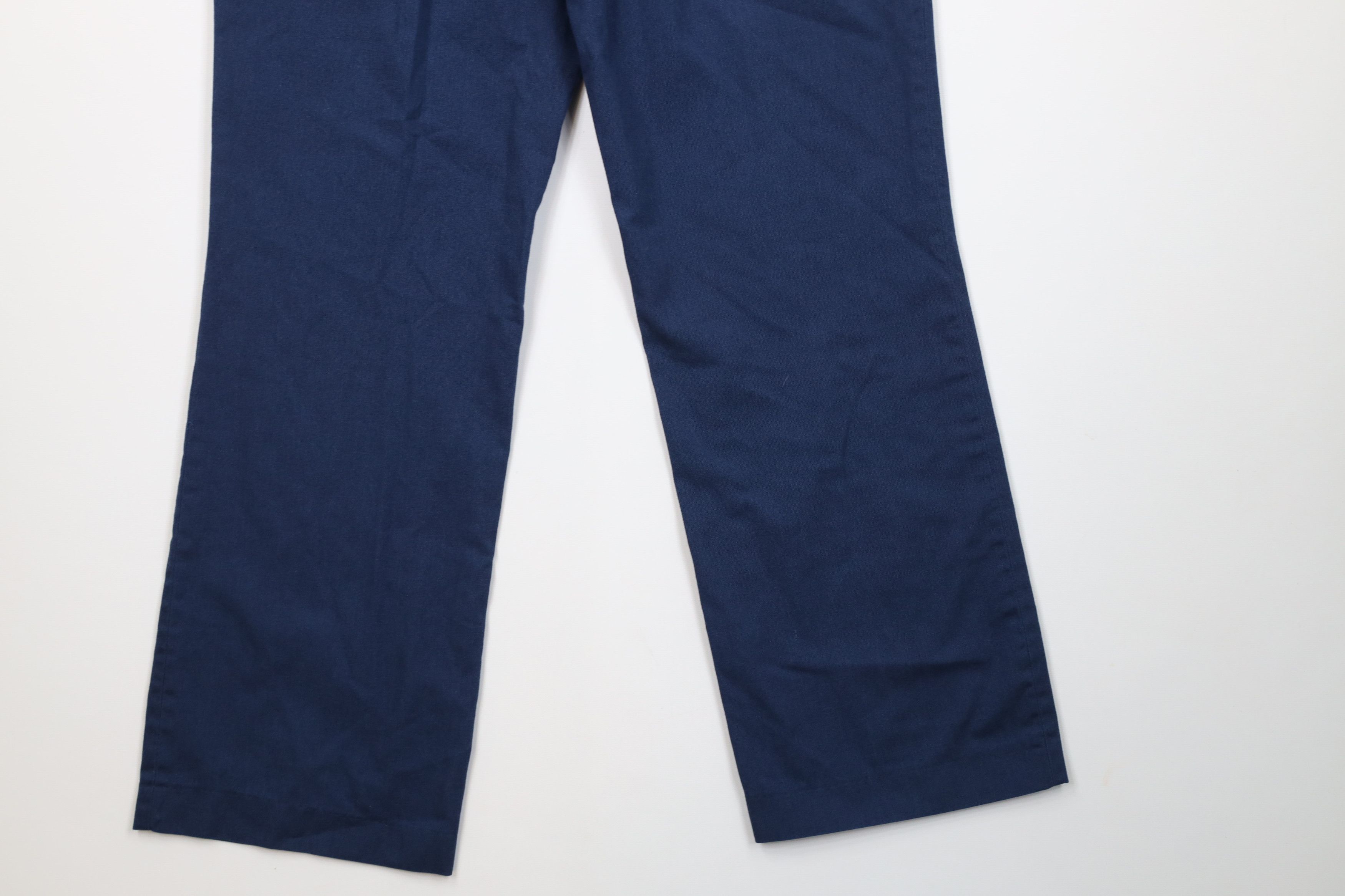 Vintage Vintage 70s Streetwear Wide Leg Workwear Pants Blue USA Size US 34 / EU 50 - 13 Thumbnail