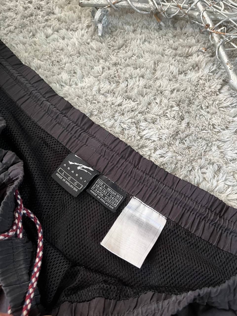 Nike × Vintage 00s Nike Vintage Track Pants Agassi Streetwear Logo Rare Size US 36 / EU 52 - 8 Thumbnail