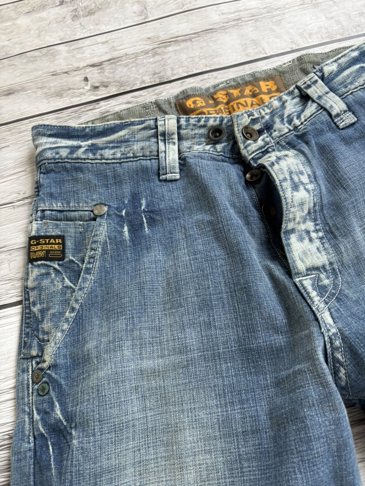 Hysteric Glamour × Japanese Brand VTG Rick Owens Junya Watanabe Style Flared Washed Jeans Size US 32 / EU 48 - 5 Thumbnail
