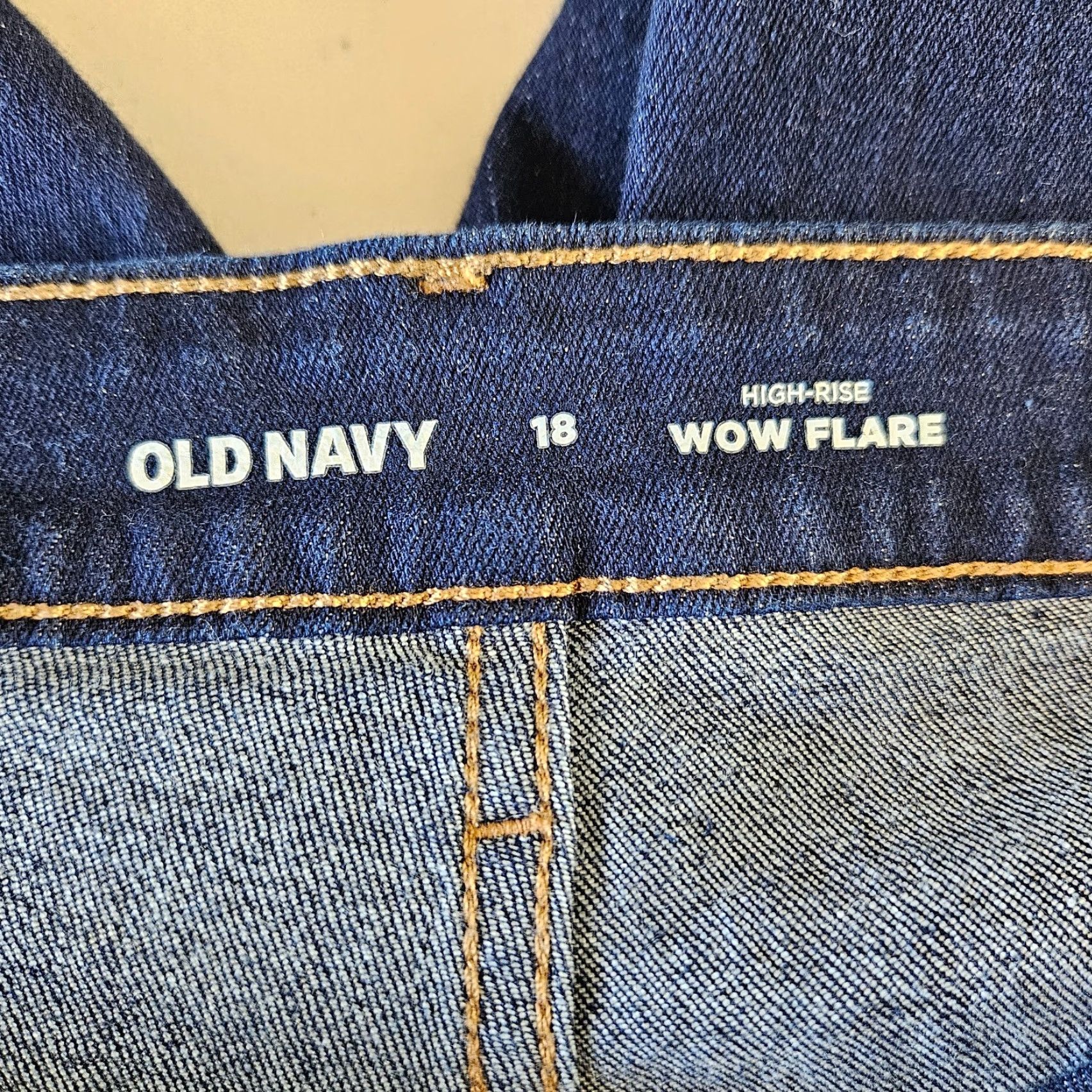 Old Navy **Womens Old Navy Wow Flare Jeans Size 18 Blue High Rise** User: **Womens Old Navy Wow Flare Jeans Size 18 Blue High Rise** Size 40" / US 18 - 7 Thumbnail
