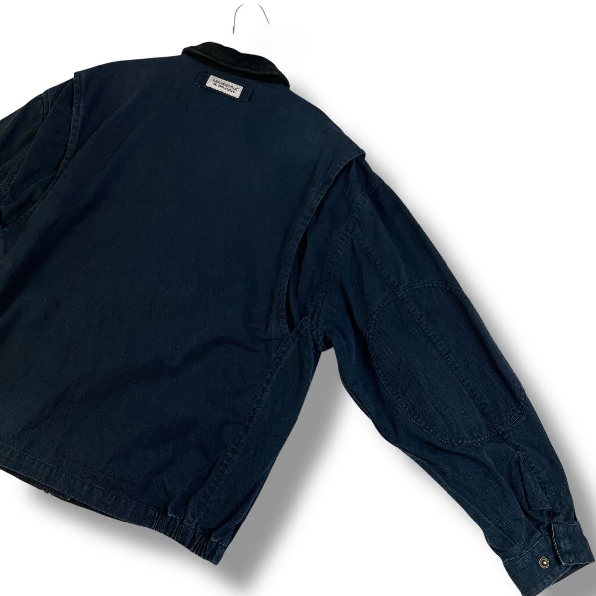 thisisneverthat THISISNEVERTHAT LEATHER COLLAR OVERSIZED WORKWEAR JACKET Size US L / EU 52-54 / 3 - 10 Thumbnail