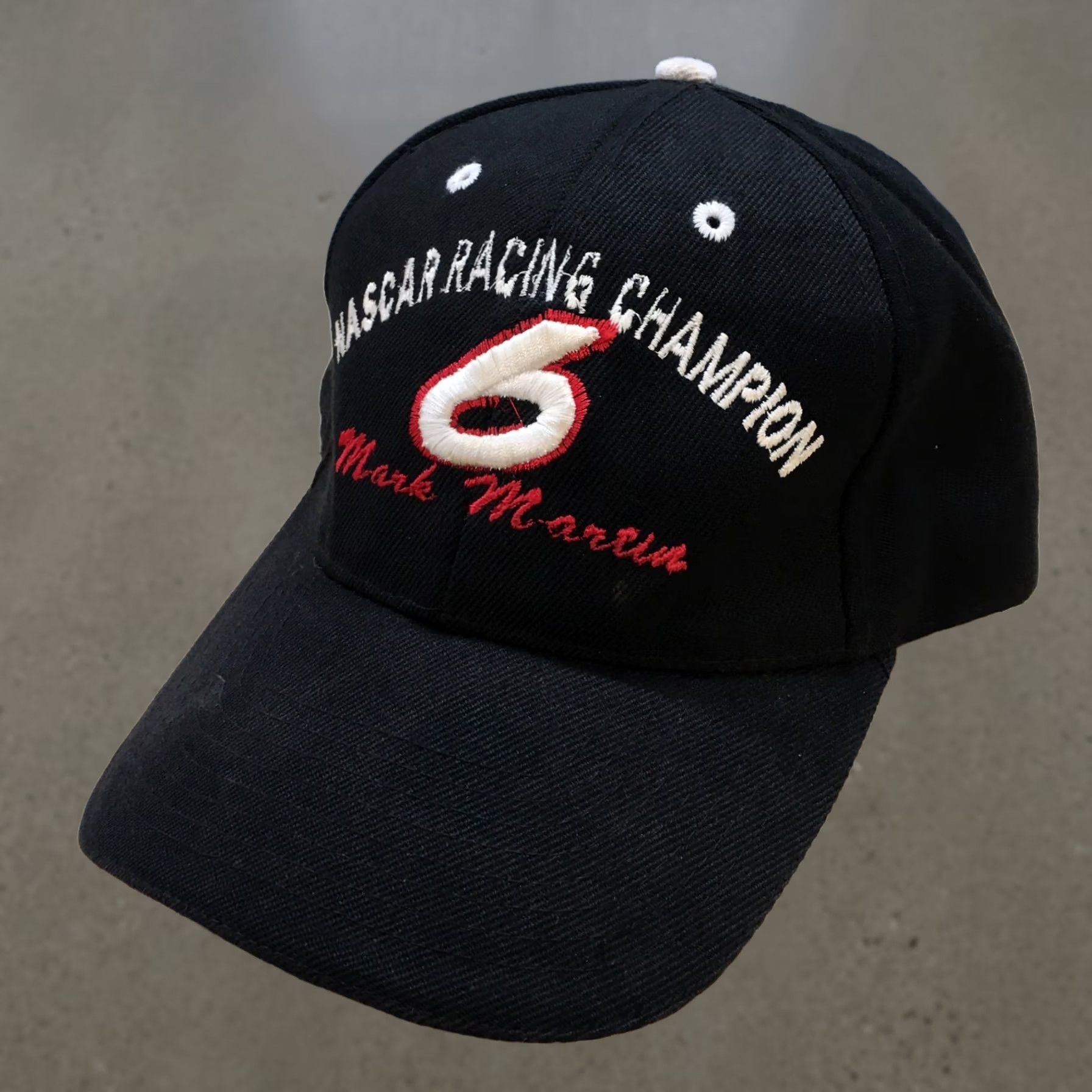 NASCAR NASCAR Racing Champion Mark Martin 6 Baseball Hat Mens Black OS Embroidered Logo Size ONE SIZE - 1 Thumbnail