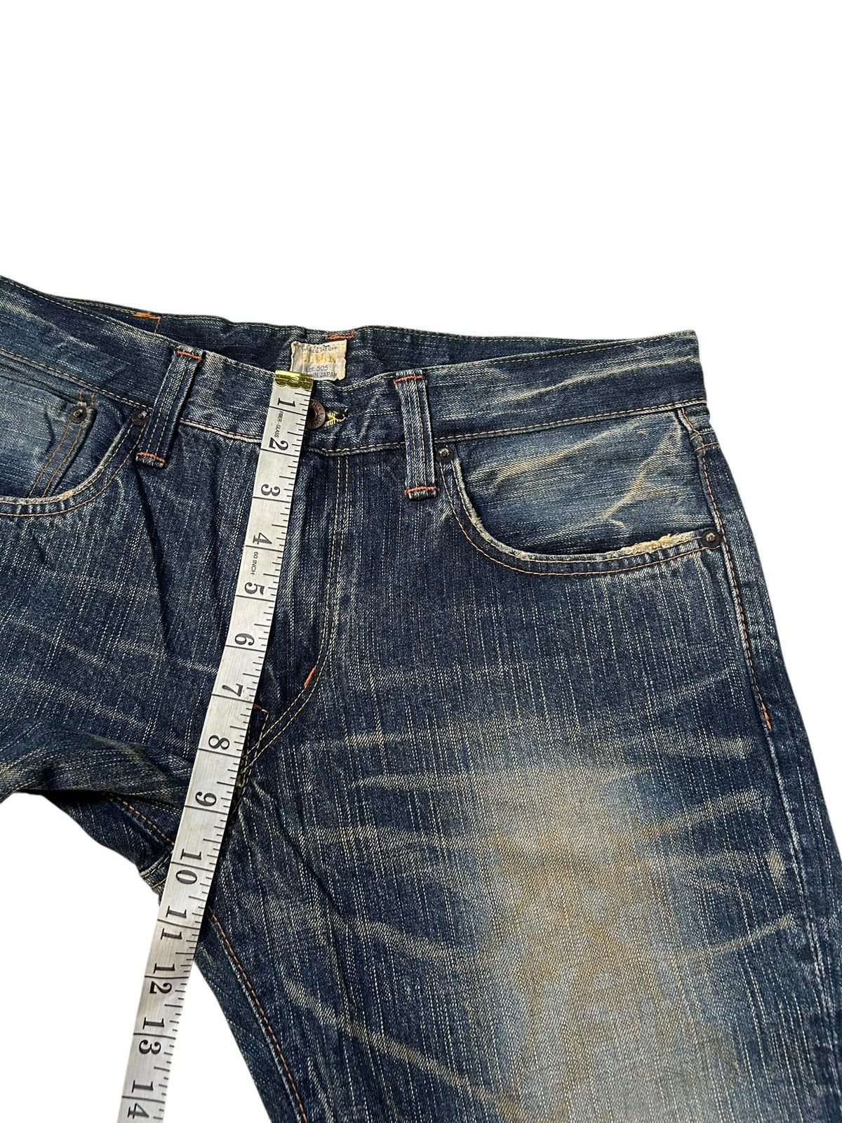 Edwin × Kapital × Vintage Vintage Edwin Flare Japanese Punk Style Denim Jeans Size US 33 - 17 Thumbnail