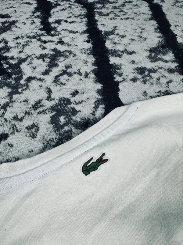 Lacoste Lacoste crewneck sweatshirt golf white logo sport tennis S Size US S / EU 44-46 / 1 - 5 Thumbnail