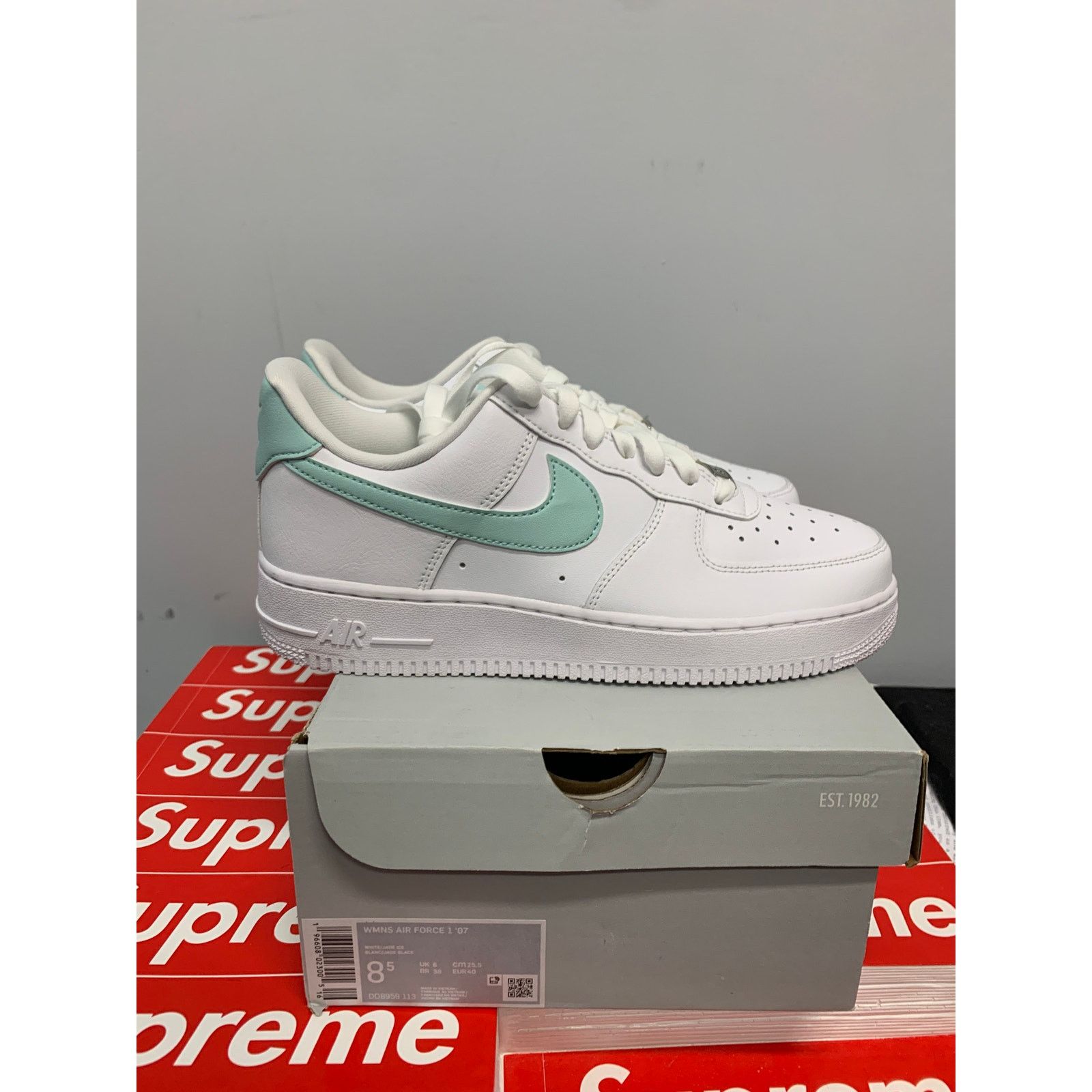 Nike Nike Air Force 1 Low Jade Ice Women's Size 8.5 NEW SHIPS NOW Size US 8.5 / IT 38.5 - 1 Thumbnail