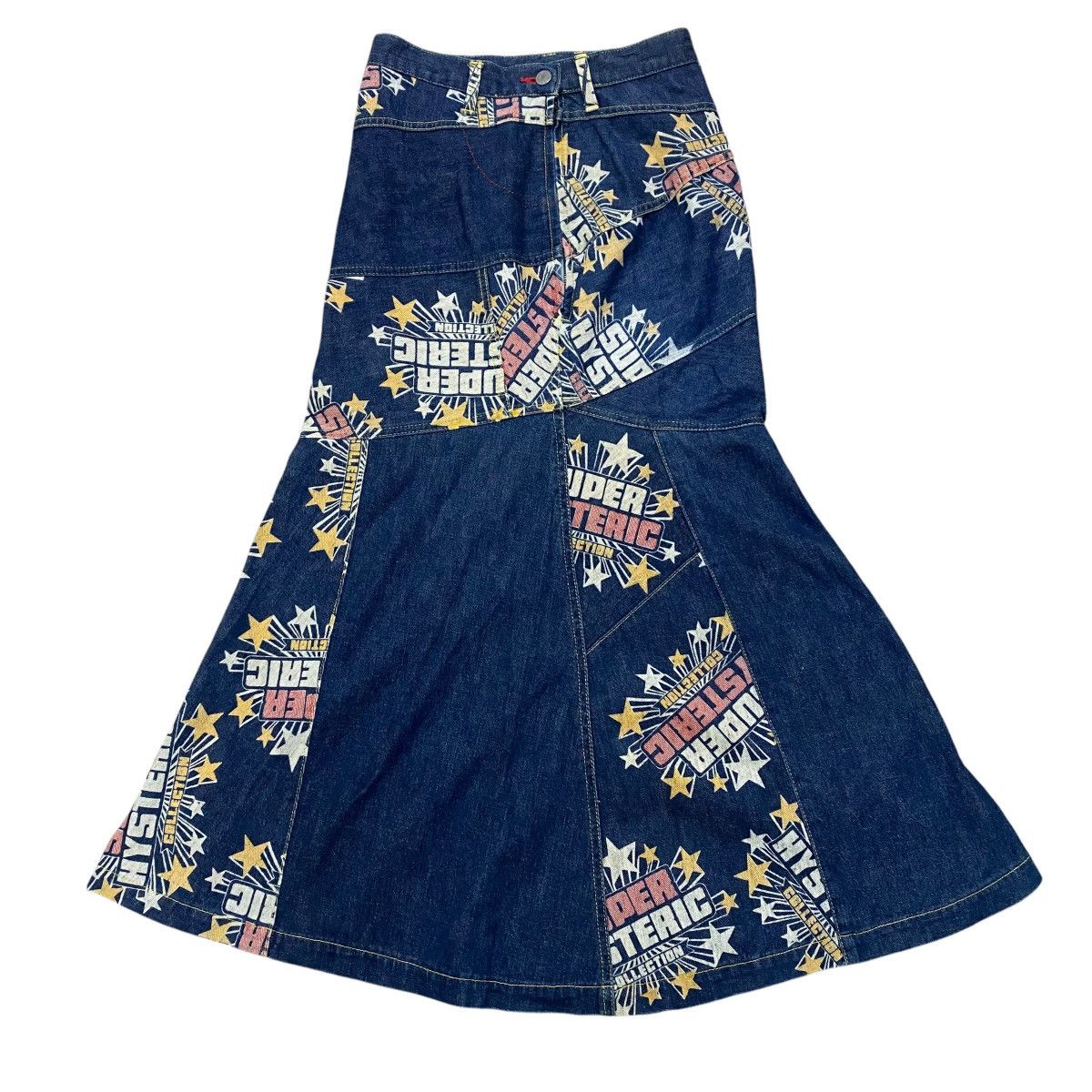 Hysteric Glamour Vintage Hysteric Glamour Denim Skirt Full Print Size 26" / US 2 / IT 38 - 2 Thumbnail